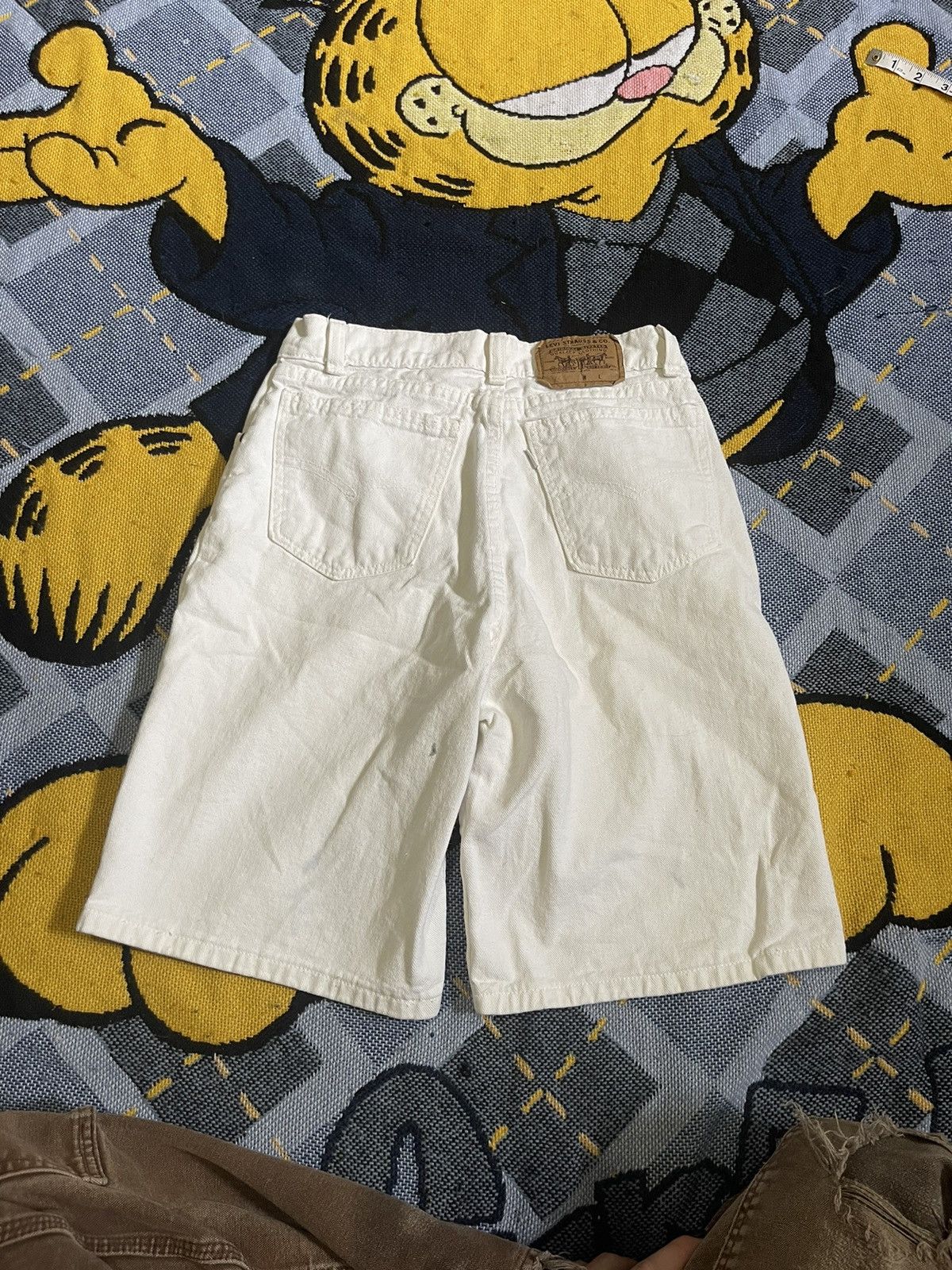 Levi's Vintage 90’s Levi’s White Jean Shorts Size US 26 / EU 42 - 4 Thumbnail