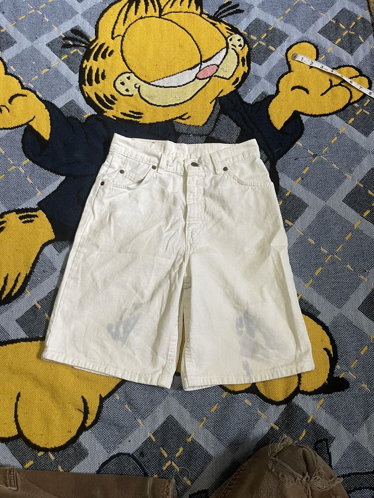 Levi's Vintage 90’s Levi’s White Jean Shorts Size US 26 / EU 42 - 1 Thumbnail