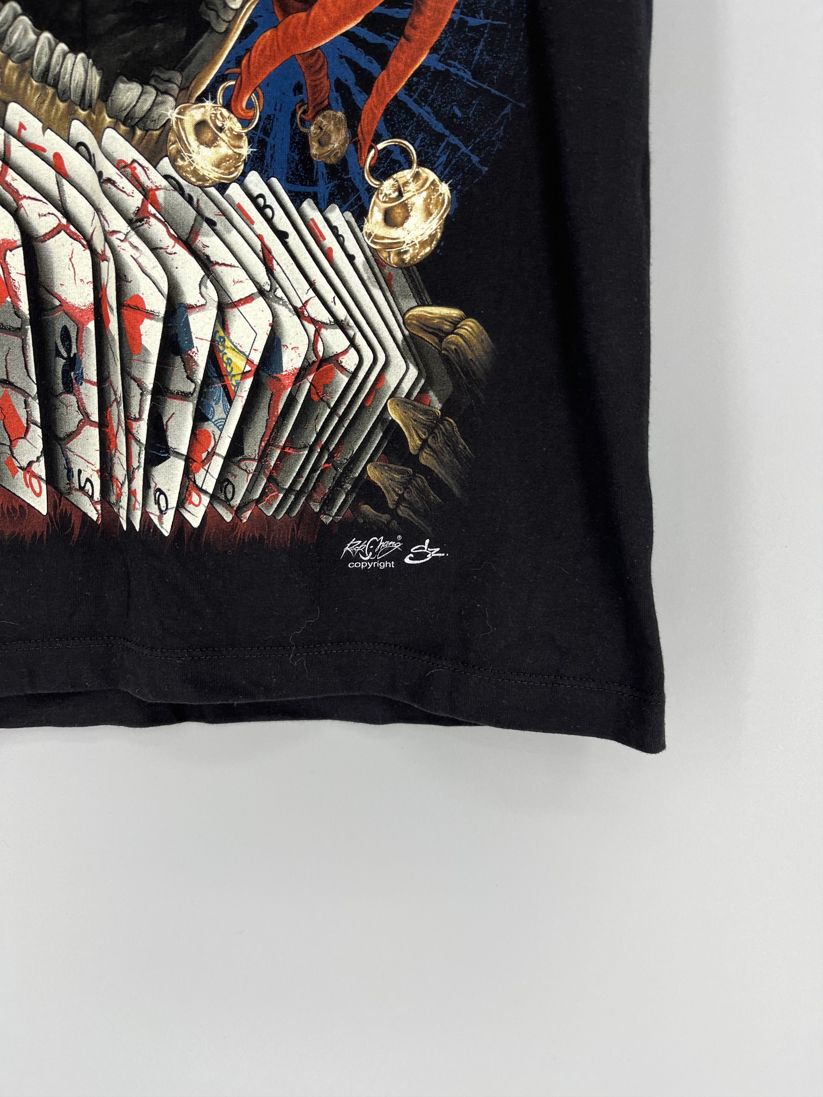 Band Tees Tatto Motif Hourglass SCULL T-Shirt Biker Streetwear SKULL Size US S / EU 44-46 / 1 - 5 Thumbnail