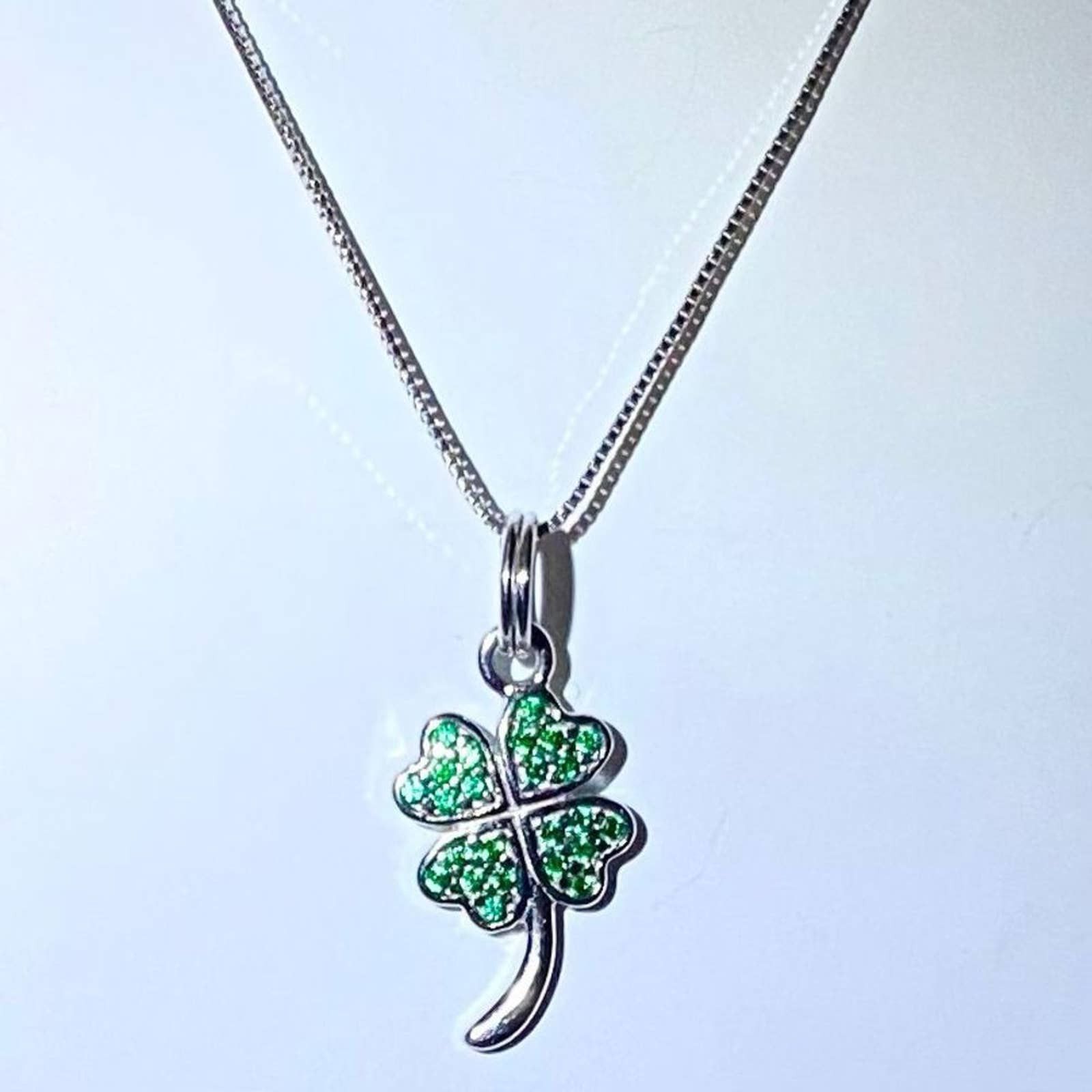 XR# “Luck of the Irish” 4Leaf Emerald & Sterling Clover