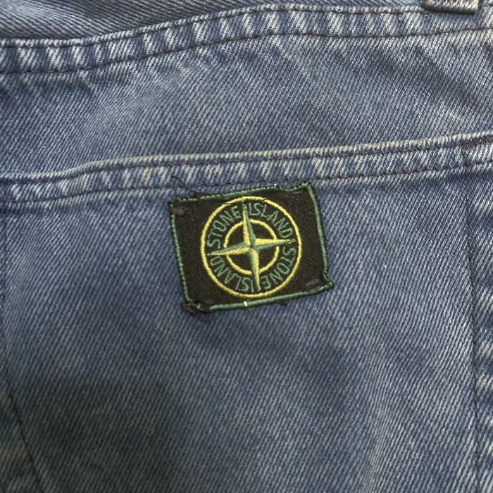 Stone Island VINTAGE 90s STONE ISLAND WASHED BLUE JEANS‼️ | Grailed