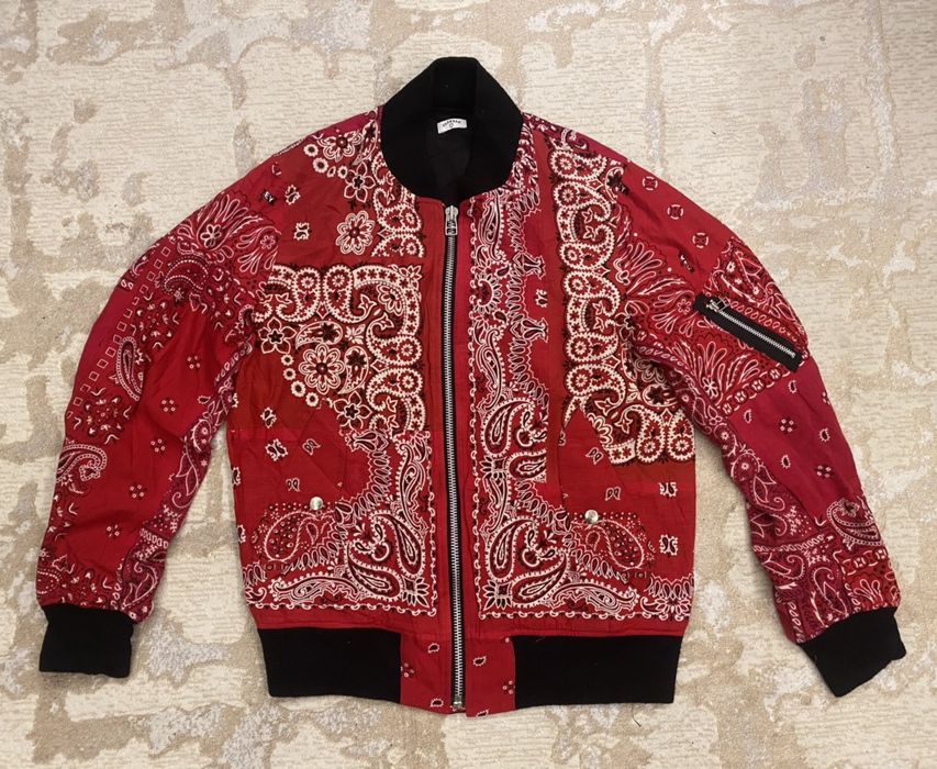 Japanese Brand OLDPARK BANDANA FLIGHT JACKET JAPAN HARAJUKU | Grailed