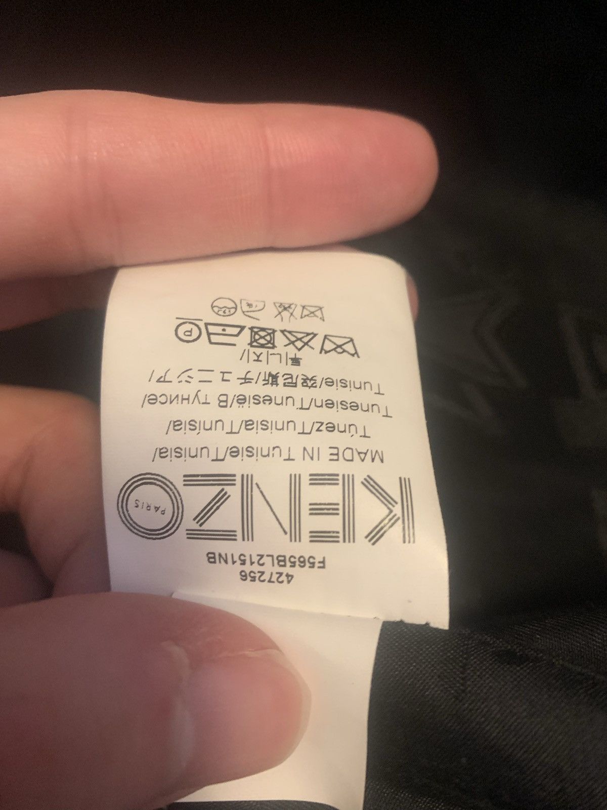 Kenzo Kenzo Black Bomber Jacket Size US M / EU 48-50 / 2 - 8 Thumbnail