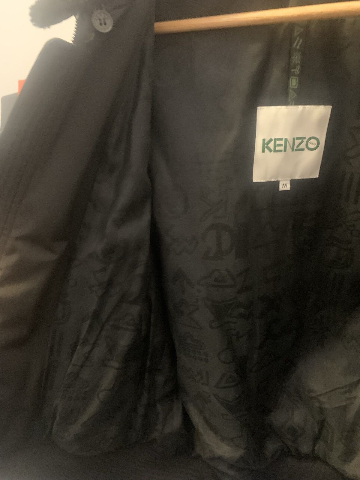 Kenzo Kenzo Black Bomber Jacket Size US M / EU 48-50 / 2 - 7 Thumbnail