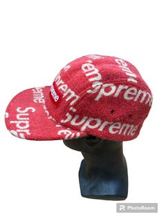 Supreme Harris Tweed Camp Cap | Grailed