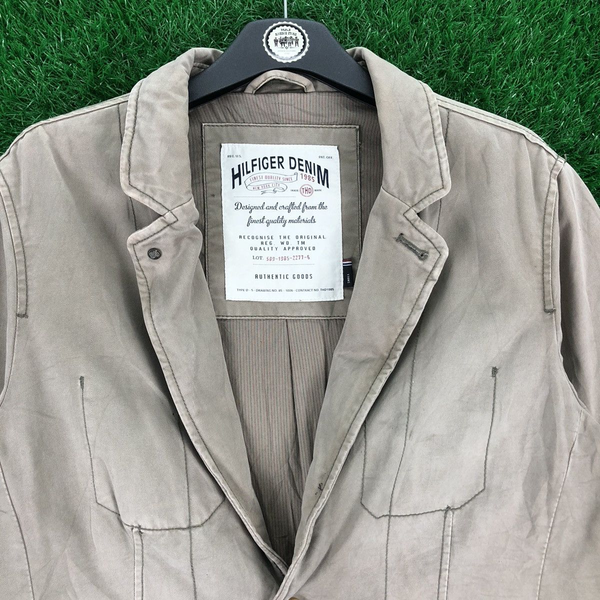 Tommy Hilfiger Vintage Hilfiger Denim 1985 Coat Jacket Size US S / EU 44-46 / 1 - 8 Thumbnail