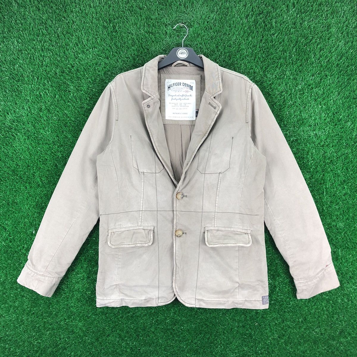 Tommy Hilfiger Vintage Hilfiger Denim 1985 Coat Jacket Size US S / EU 44-46 / 1 - 1 Thumbnail