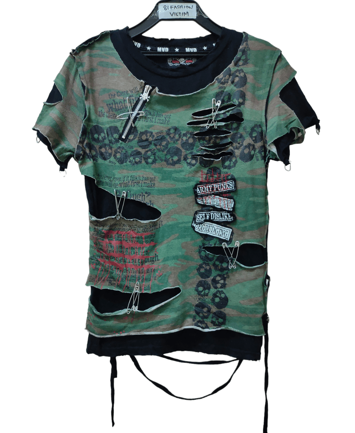 Sanhoostudio Graffiti Skull Distressed T-Shirt main image 0