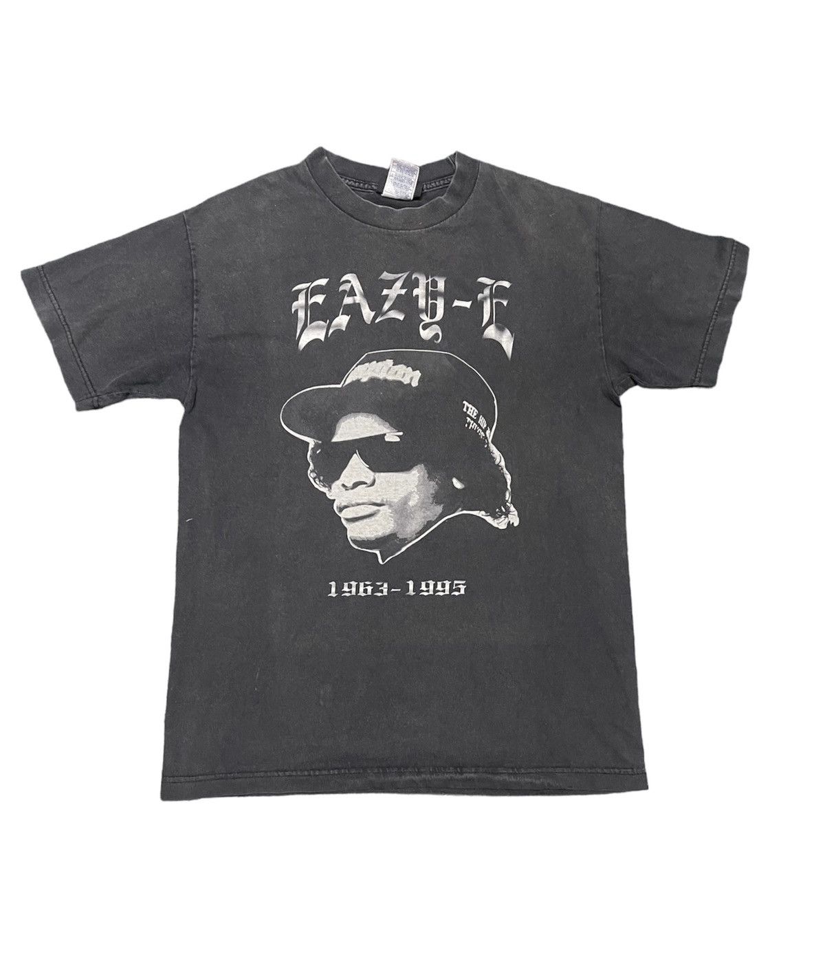 image of G Eazy x Rap Tees Eazy - E Memorial Tee in Black, Men's (Size Medium)