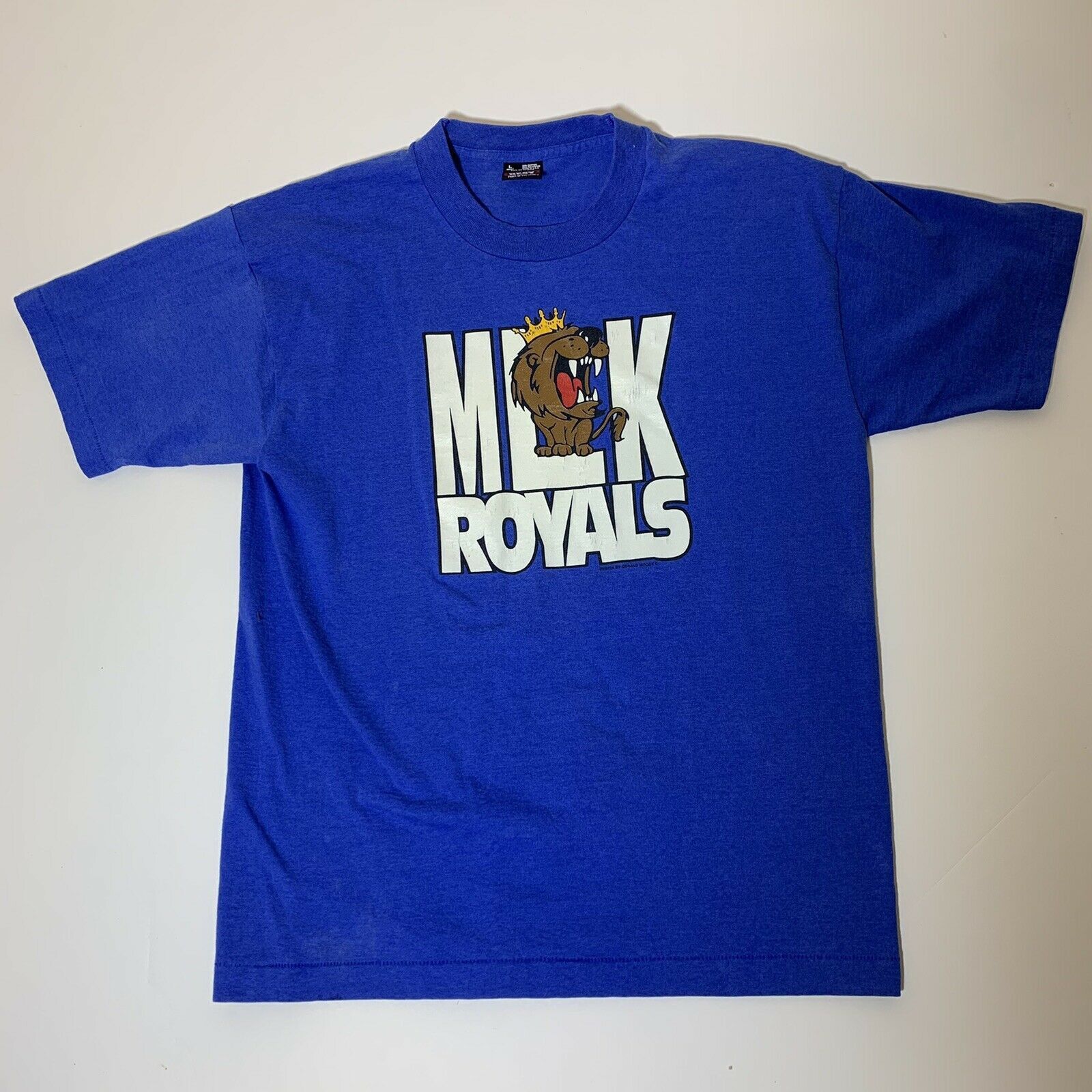 Vintage Vintage 90s MLK Royals Martin Luther King Jr T-Shirt Size US M / EU 48-50 / 2 - 9 Thumbnail