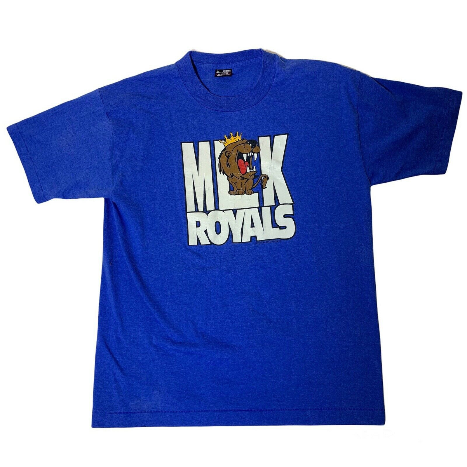 Vintage Vintage 90s MLK Royals Martin Luther King Jr T-Shirt Size US M / EU 48-50 / 2 - 1 Thumbnail