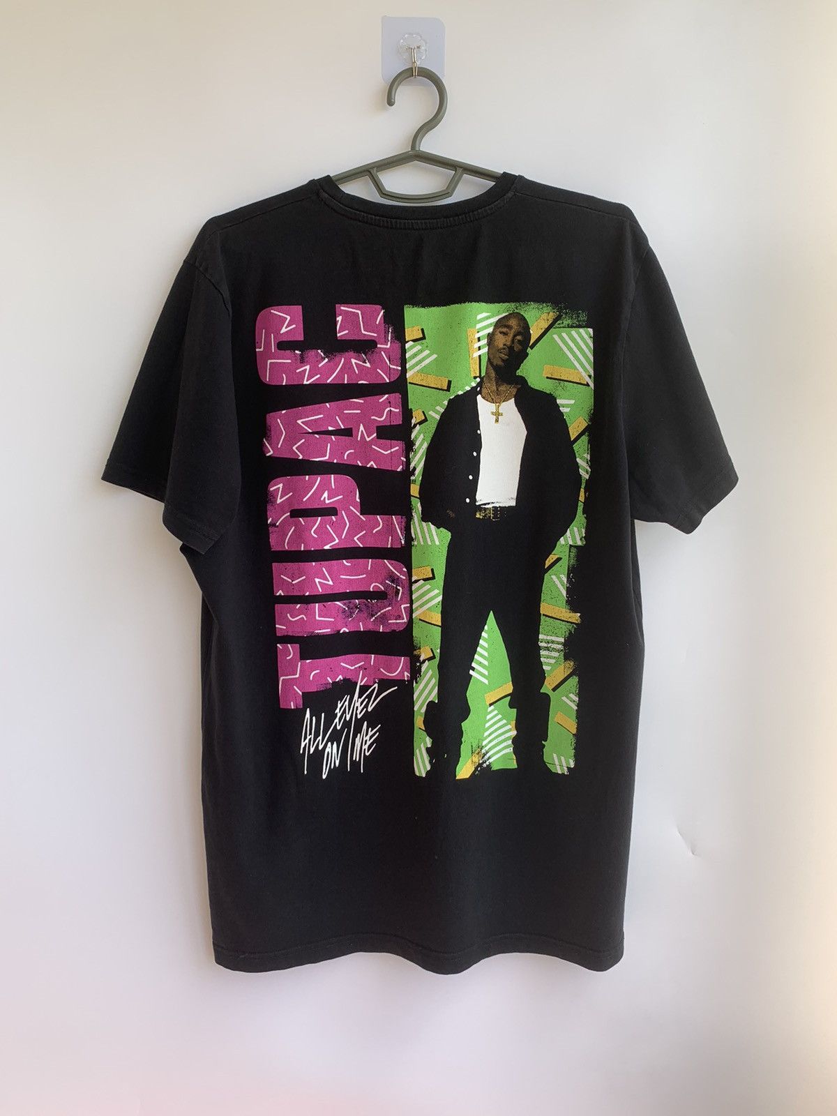 Rap Tees 2Pac “All Eyez On Me” Big Graphic Backprint T-shirt Size US XL / EU 56 / 4 - 1 Thumbnail