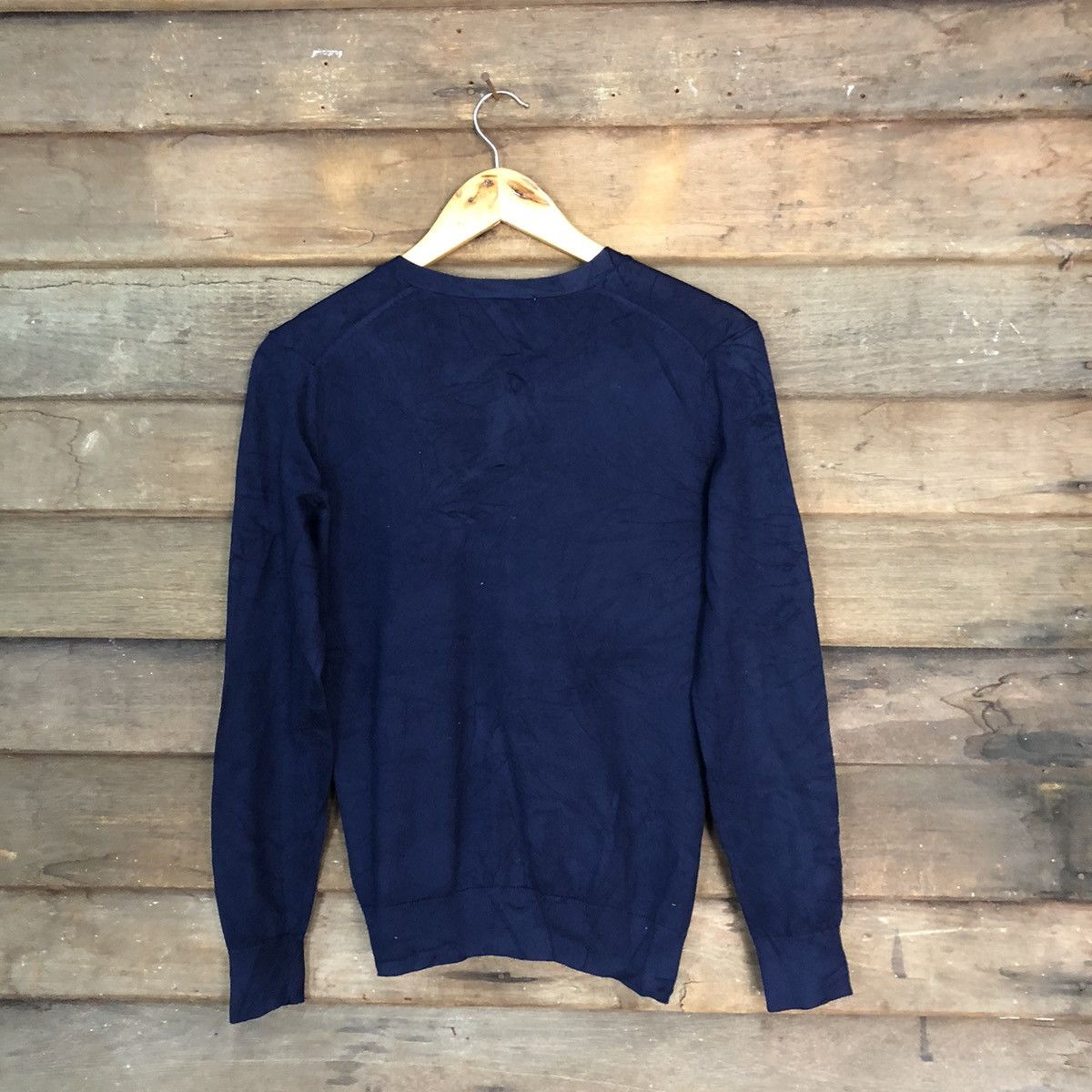 Japanese Brand Uniqlo Dark Blue Cardigan #7288 Size M / US 6-8 / IT 42-44 - 9 Thumbnail
