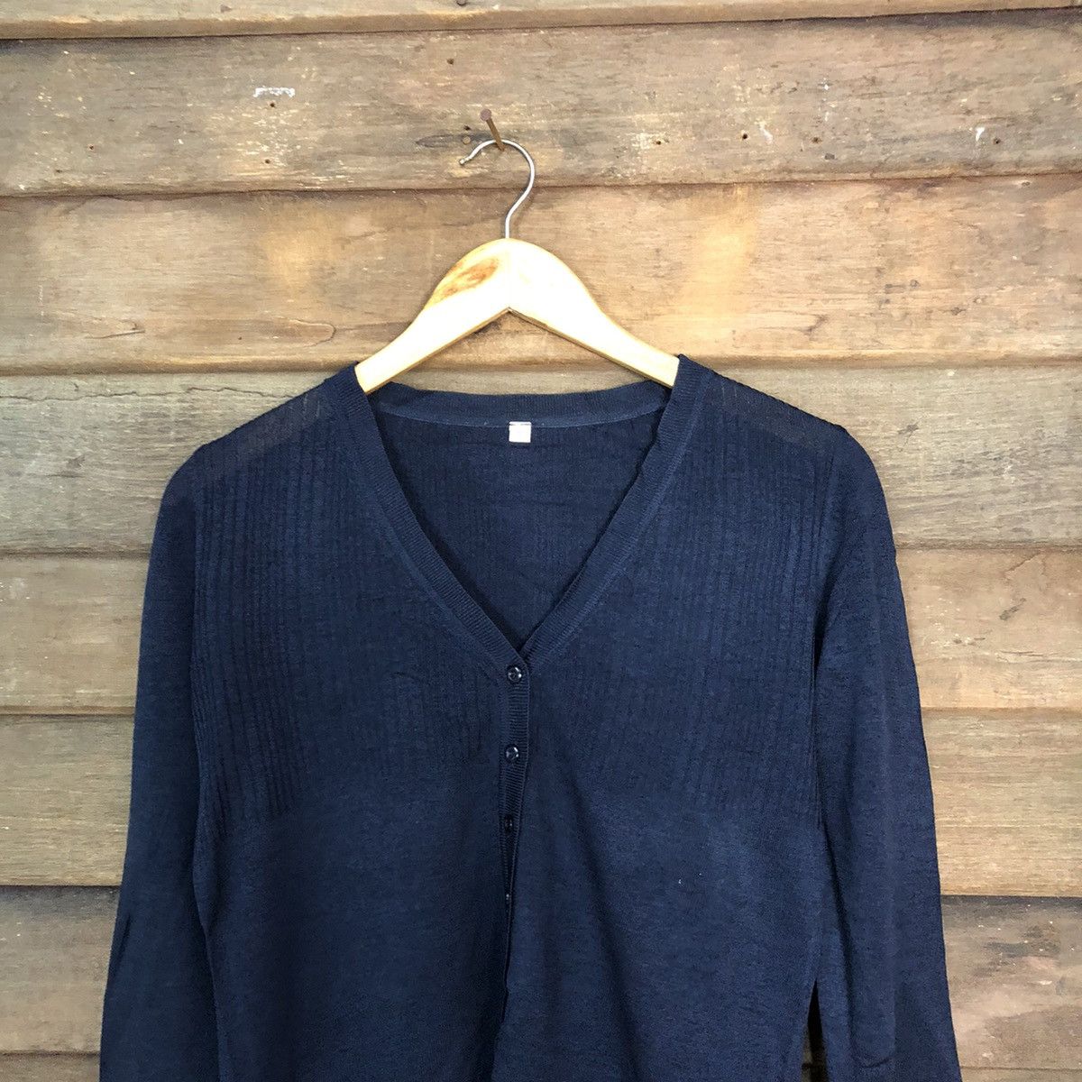 Uniqlo Uniqlo Dark Blue Cardigan #7286 Size M / US 6-8 / IT 42-44 - 2 Thumbnail