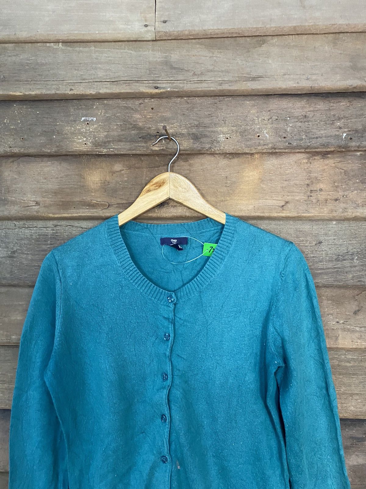 Gap Gap Green Patterned Cardigans vintage ladies #7256 Size S / US 4 / IT 40 - 2 Thumbnail