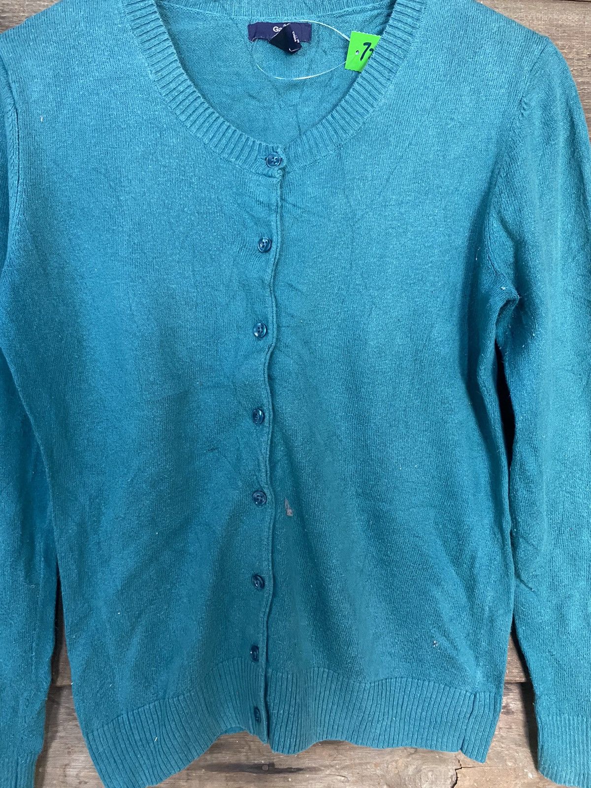Gap Gap Green Patterned Cardigans vintage ladies #7256 Size S / US 4 / IT 40 - 5 Thumbnail