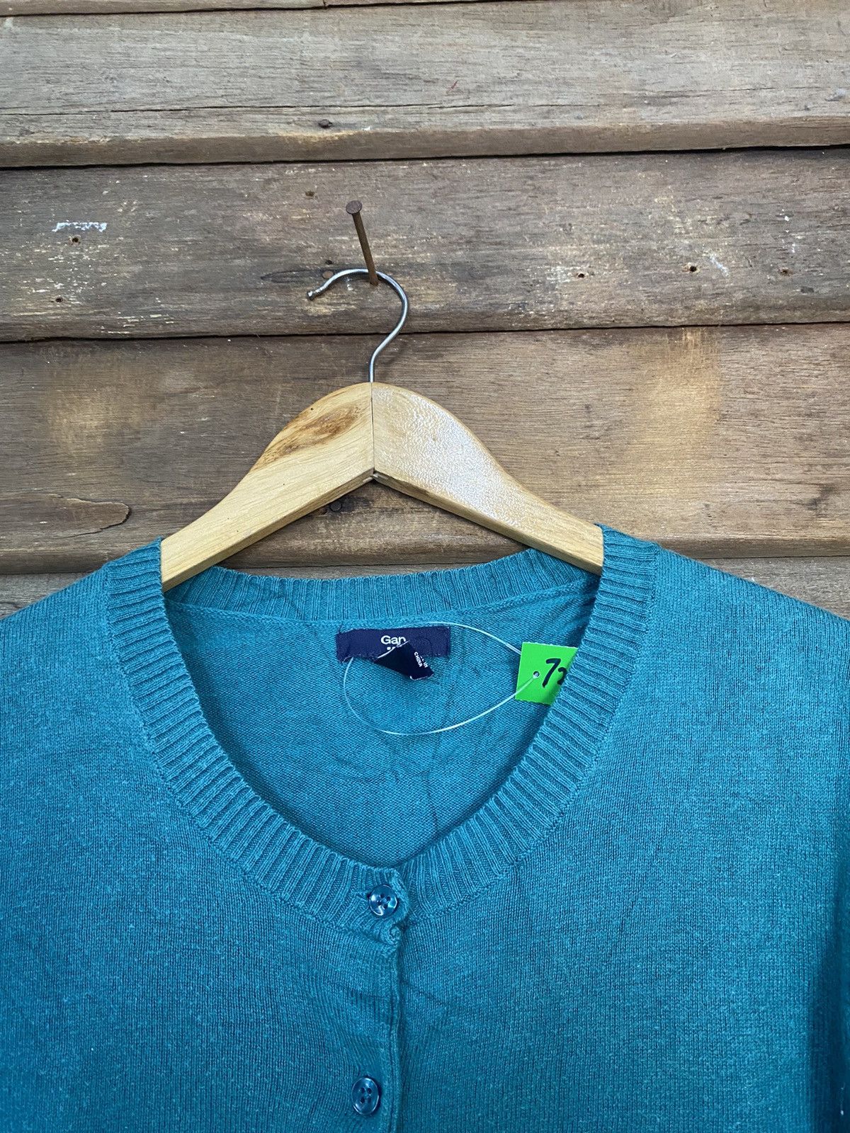 Gap Gap Green Patterned Cardigans vintage ladies #7256 Size S / US 4 / IT 40 - 4 Thumbnail