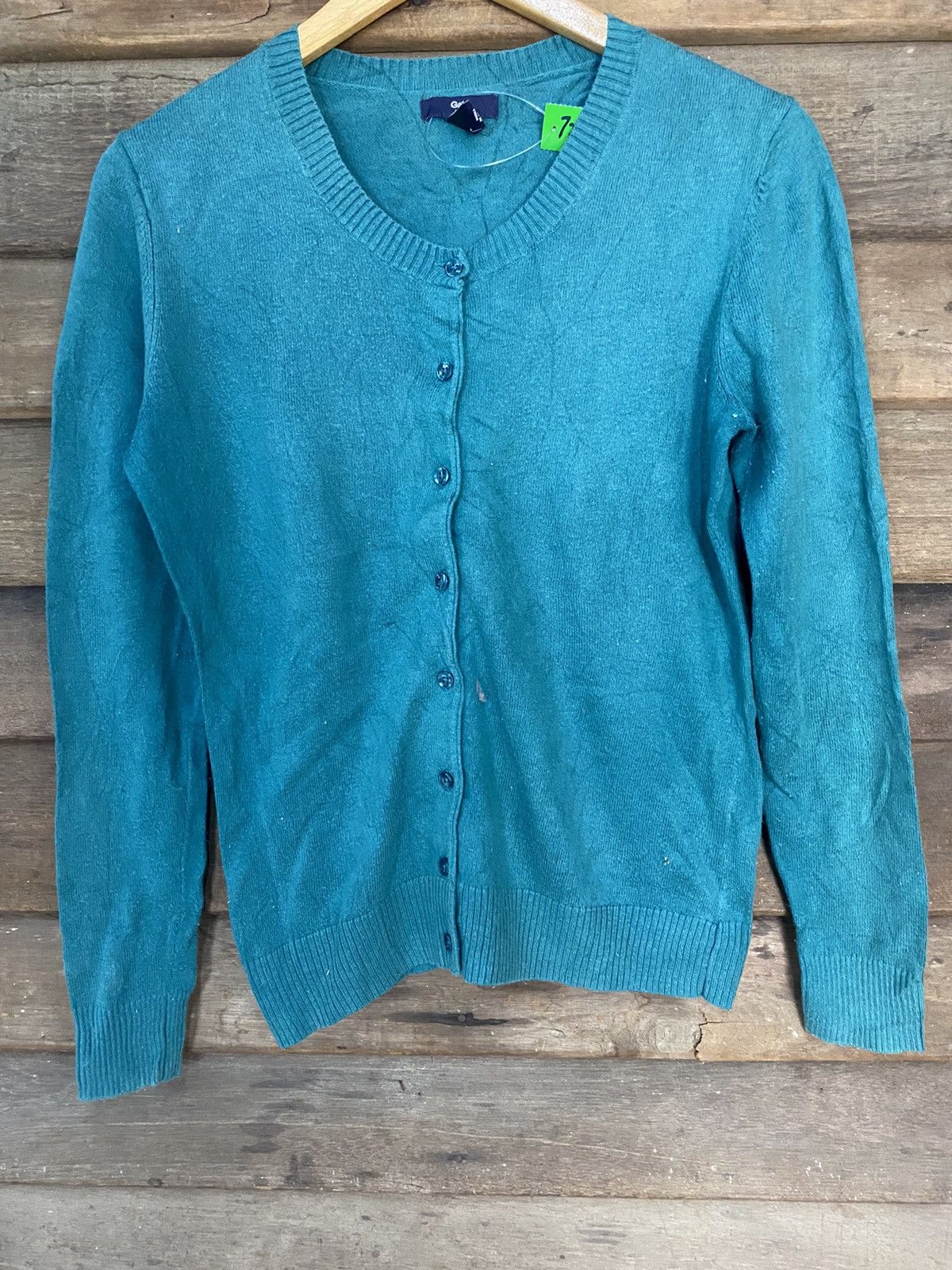 Gap Gap Green Patterned Cardigans vintage ladies #7256 Size S / US 4 / IT 40 - 3 Thumbnail