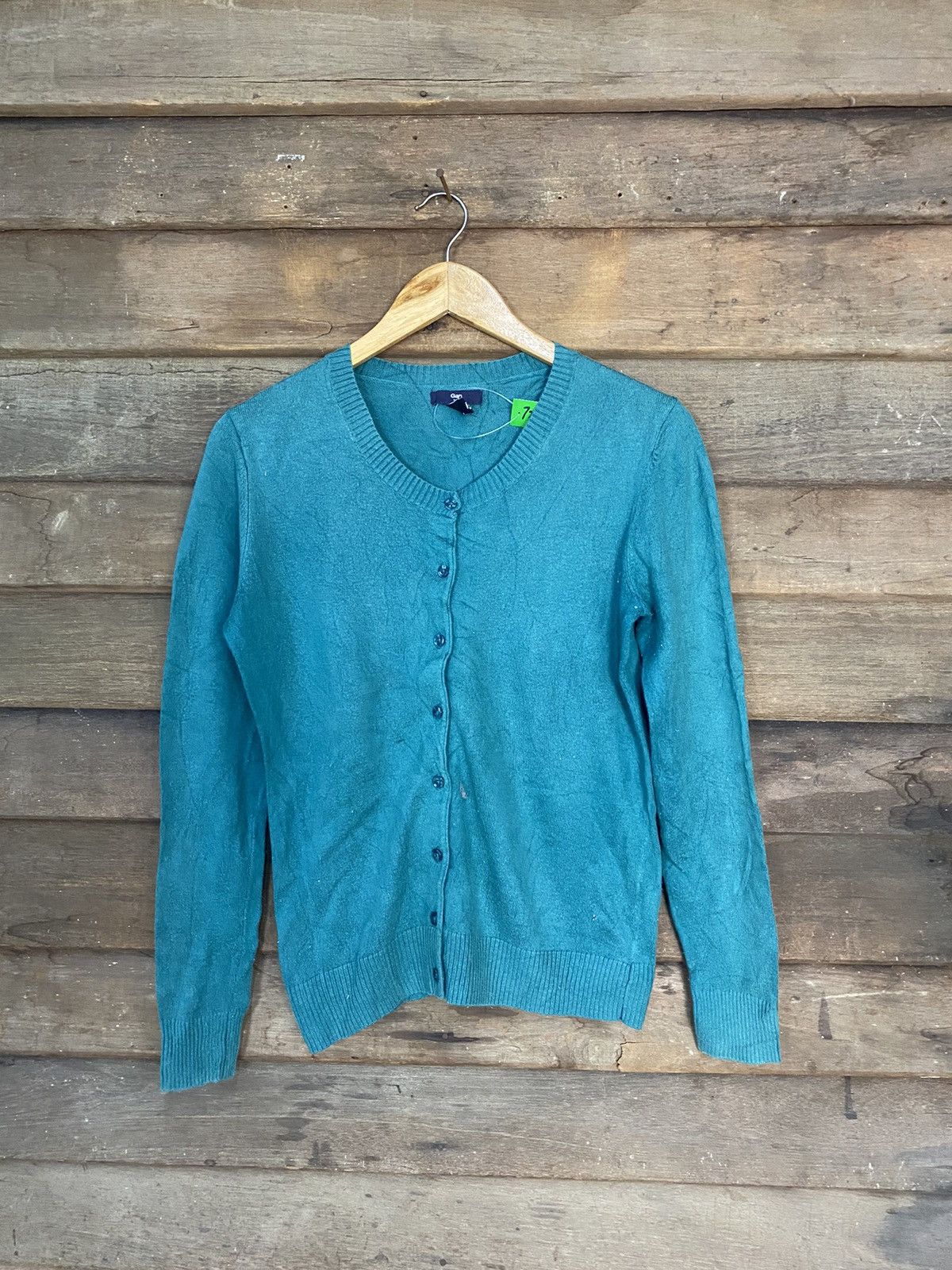Gap Gap Green Patterned Cardigans vintage ladies #7256 Size S / US 4 / IT 40 - 1 Thumbnail