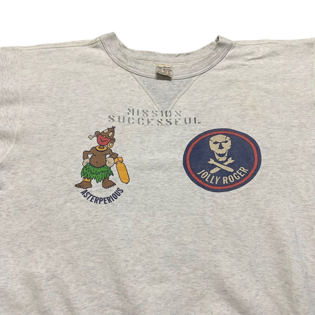 Buzz Rickson's Vintage Buzz Rickson Crewneck Jolly Rogers Asterperious Size US M / EU 48-50 / 2 - 4 Thumbnail