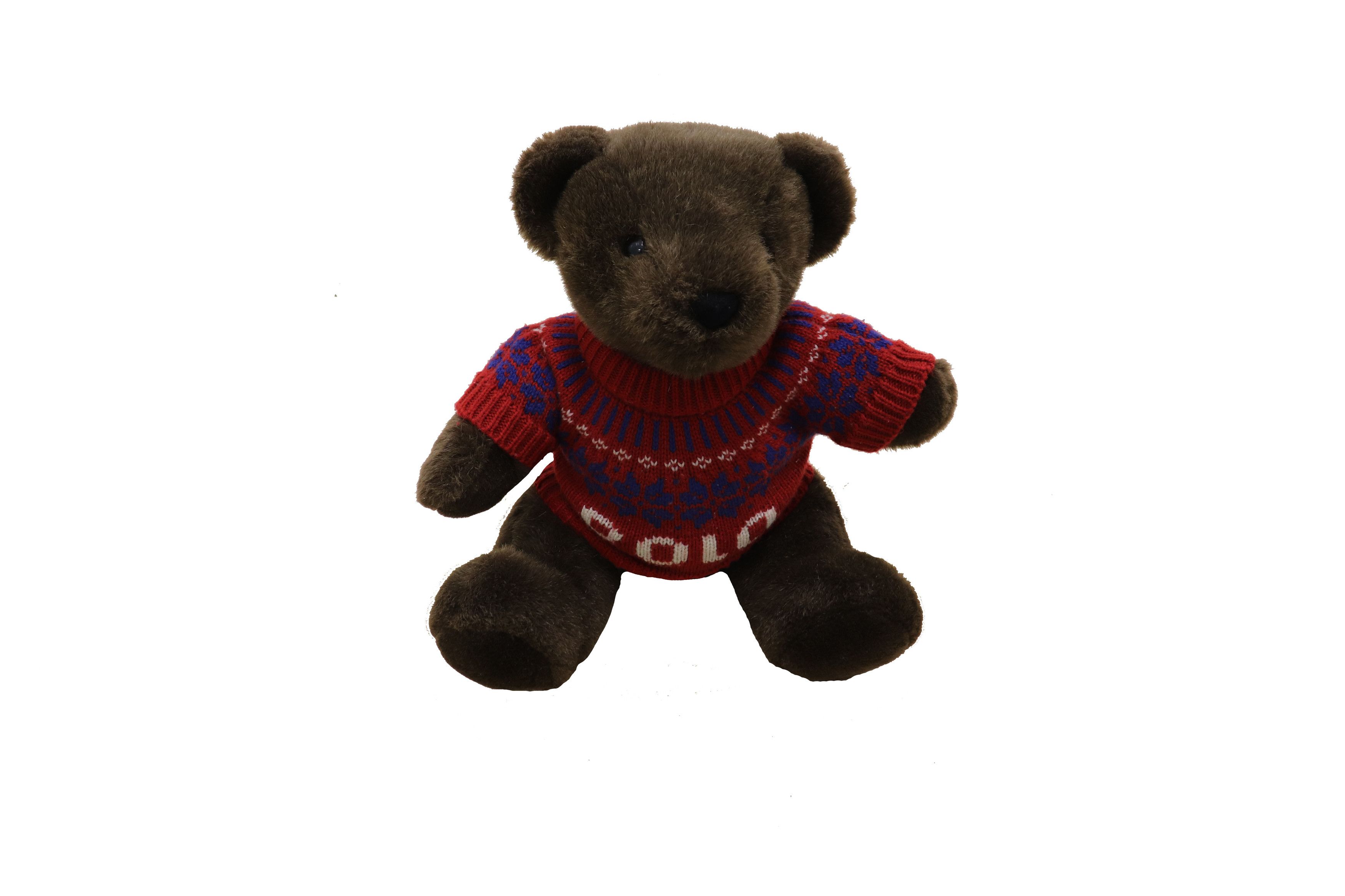 Polo Ralph Lauren Polo Ralph Lauren 2000 Bear Plush Red Knit Stuffed Size ONE SIZE - 3 Thumbnail