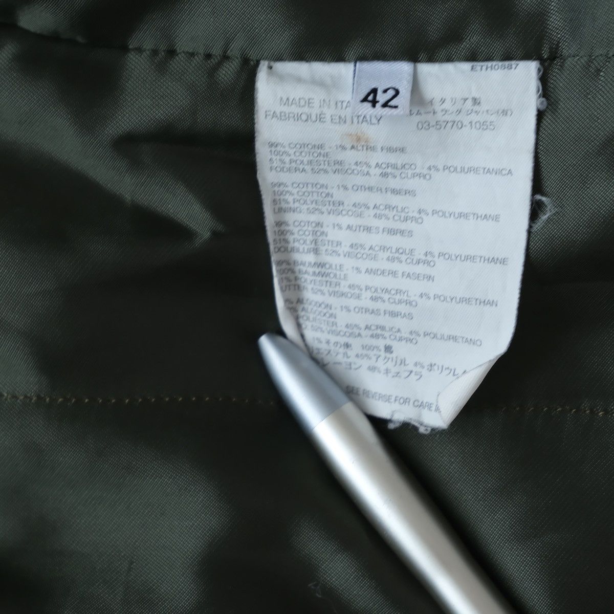 Helmut Lang Rare Archive helmut lang 2003 astro biker coat Size US XS / EU 42 / 0 - 8 Thumbnail