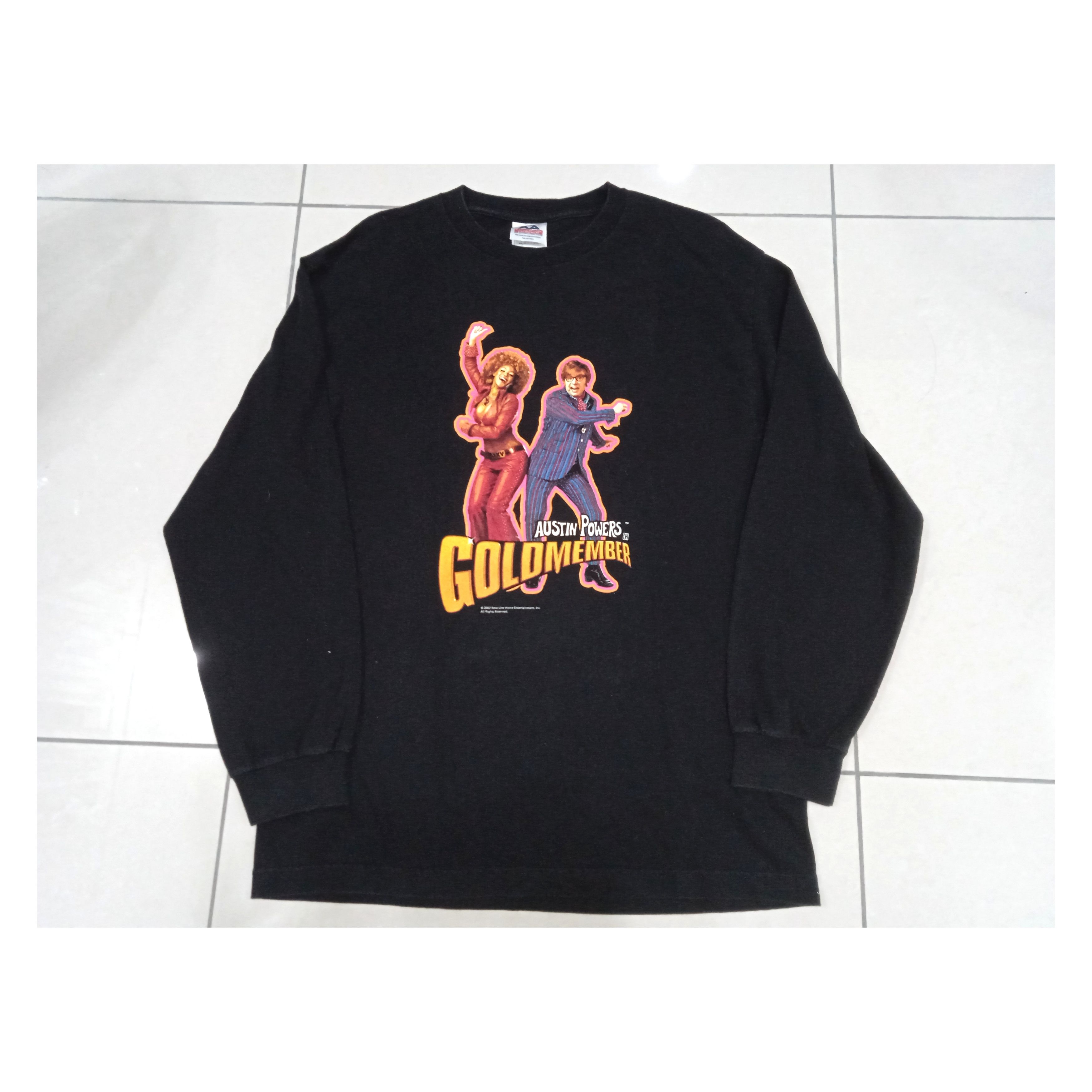 Vintage Vintage 00s Austin Powers Beyoncé Goldmember L/S Shirt Size US L / EU 52-54 / 3 - 1 Thumbnail