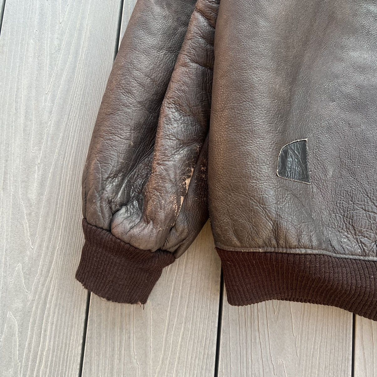 Vintage Vintage B-6 USAAF Military Shearling Sheepskin Flight Jacket Size US L / EU 52-54 / 3 - 13 Thumbnail