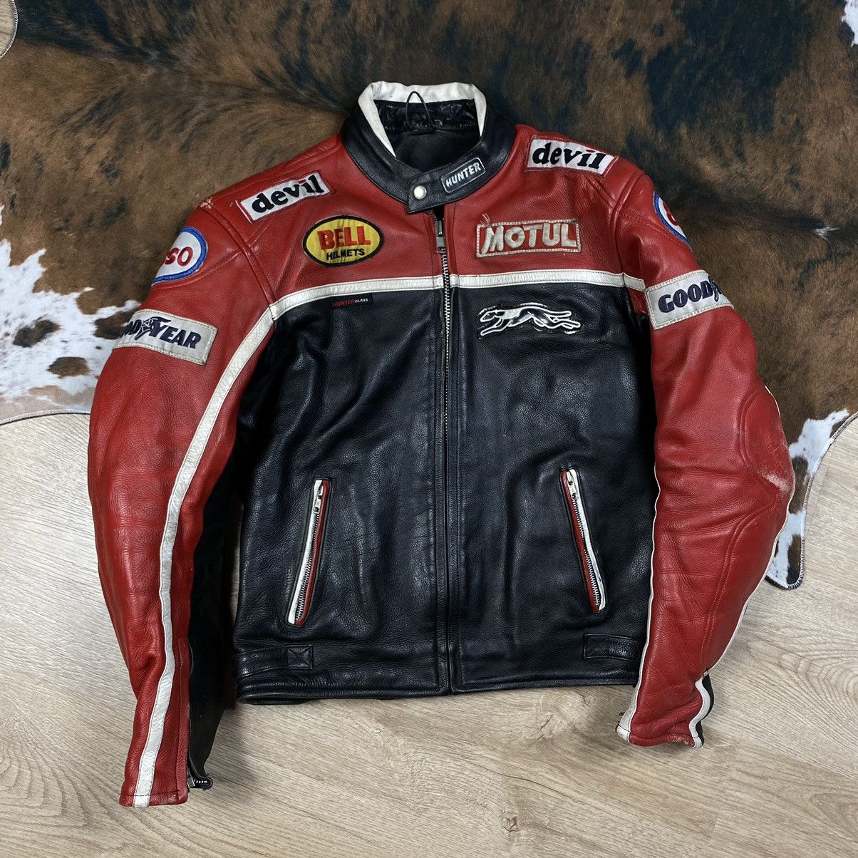 Vintage Vintage Y2K Motul Racing Leather Jacket Hype Streetwear | Grailed