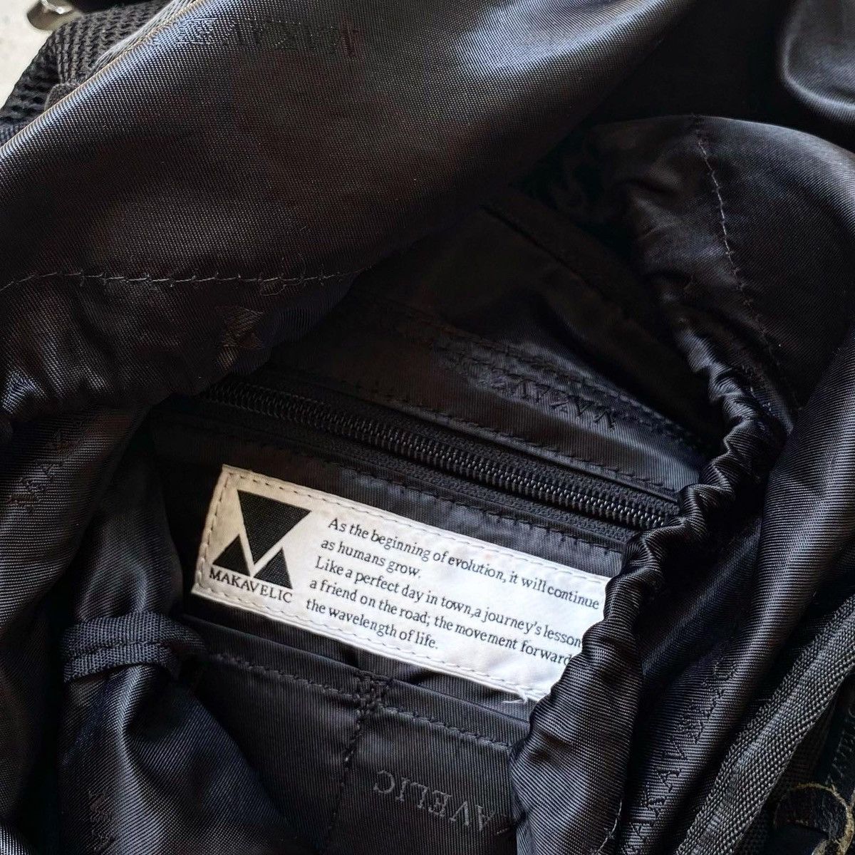 Makaveli MAKAVELIC Double Line Backpack – Urban Utility Design Size ONE SIZE - 7 Thumbnail