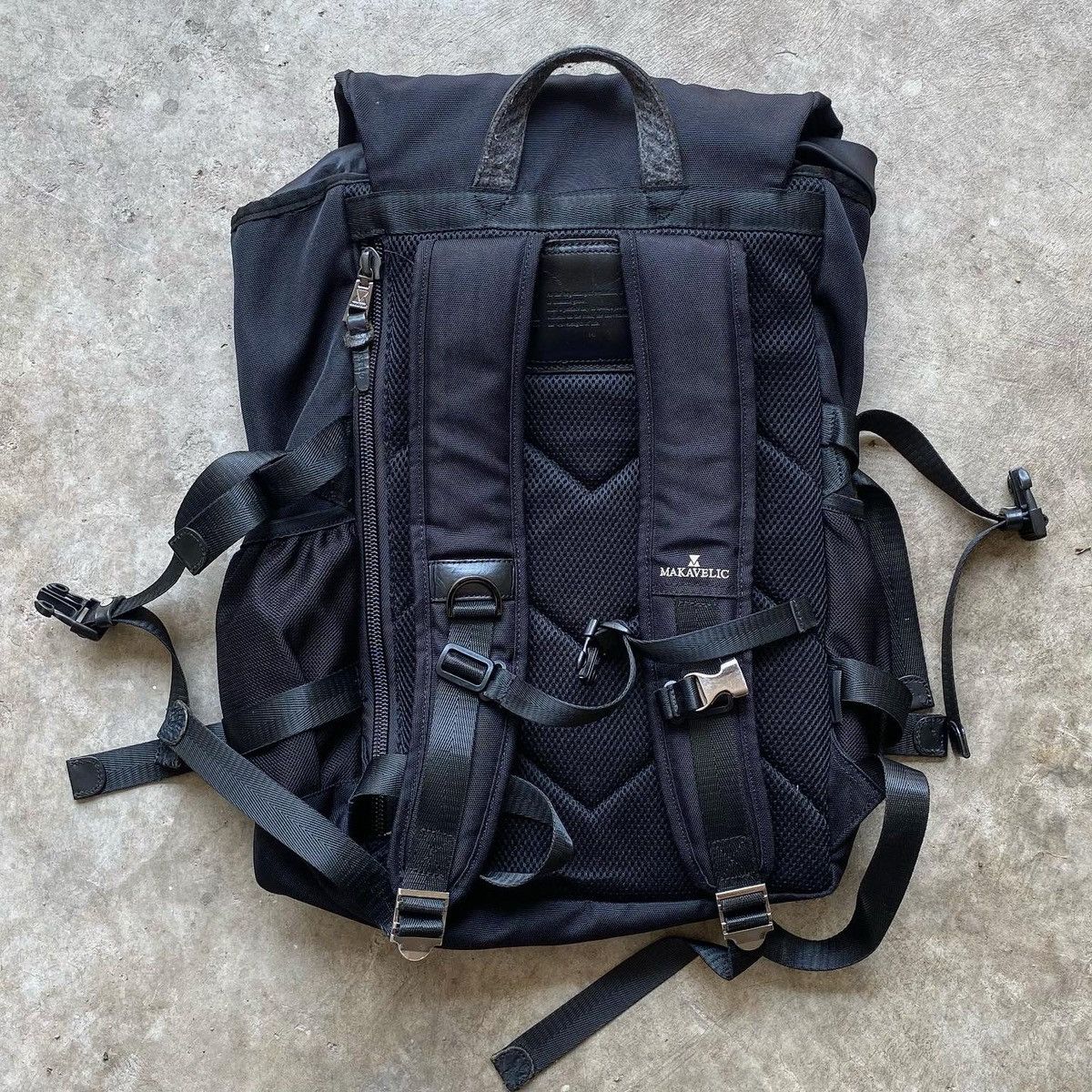 Makaveli MAKAVELIC Double Line Backpack – Urban Utility Design Size ONE SIZE - 8 Thumbnail