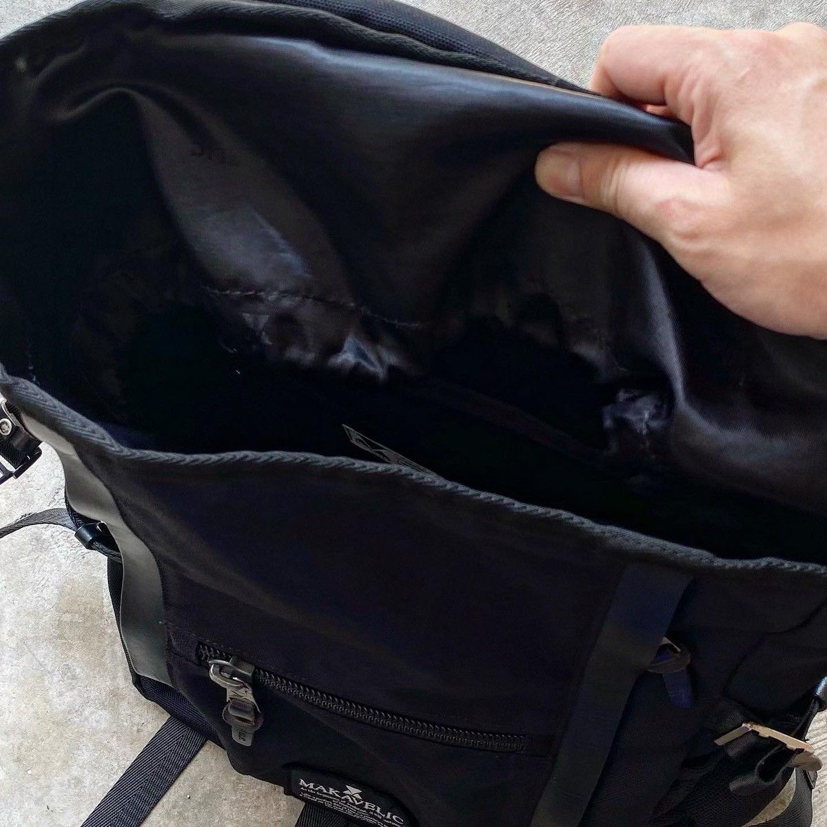 Makaveli MAKAVELIC Double Line Backpack – Urban Utility Design Size ONE SIZE - 5 Thumbnail