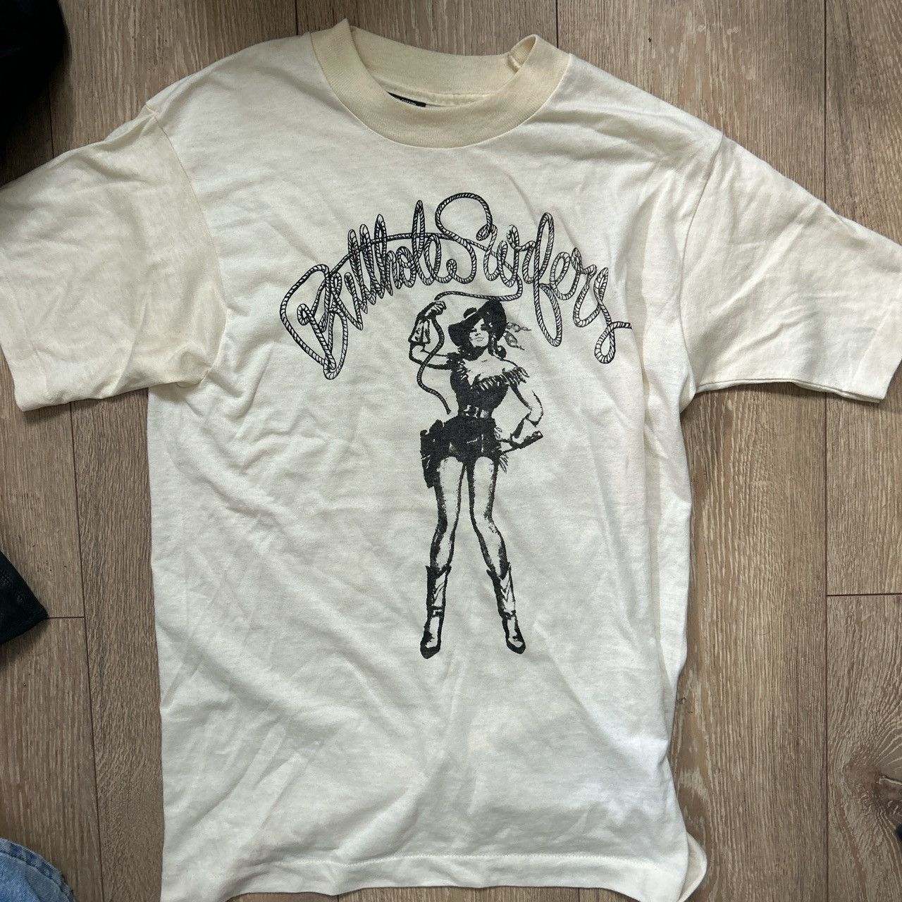T-shirt Vintage Butthole Surfers Frank Kozik Betty Page - Taille XL - Années 90