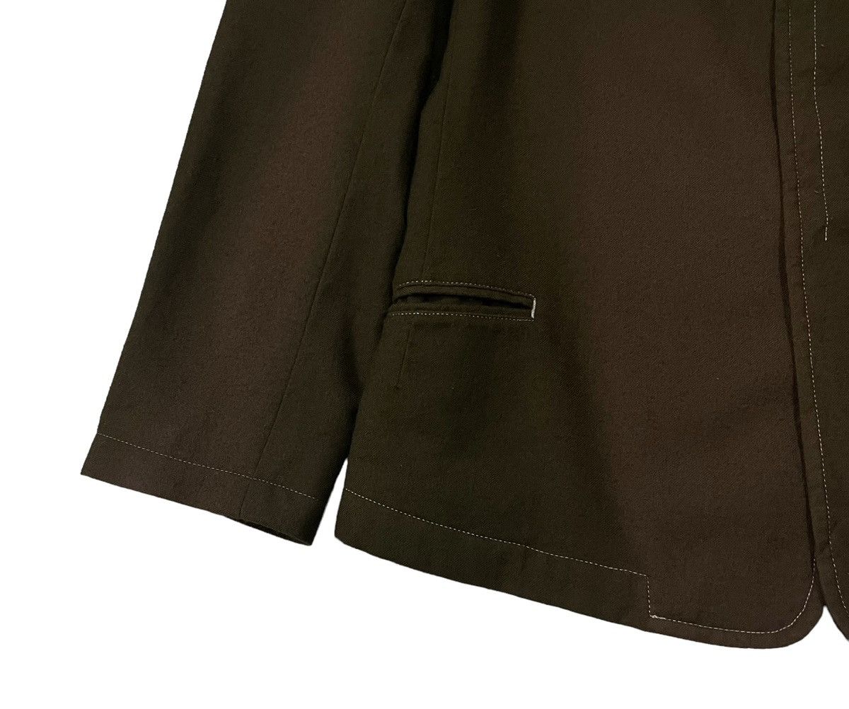 Y's Y’s Yohji Yamamoto Hidden Buttons Wool Silk Jacket Size S / US 4 / IT 40 - 4 Thumbnail