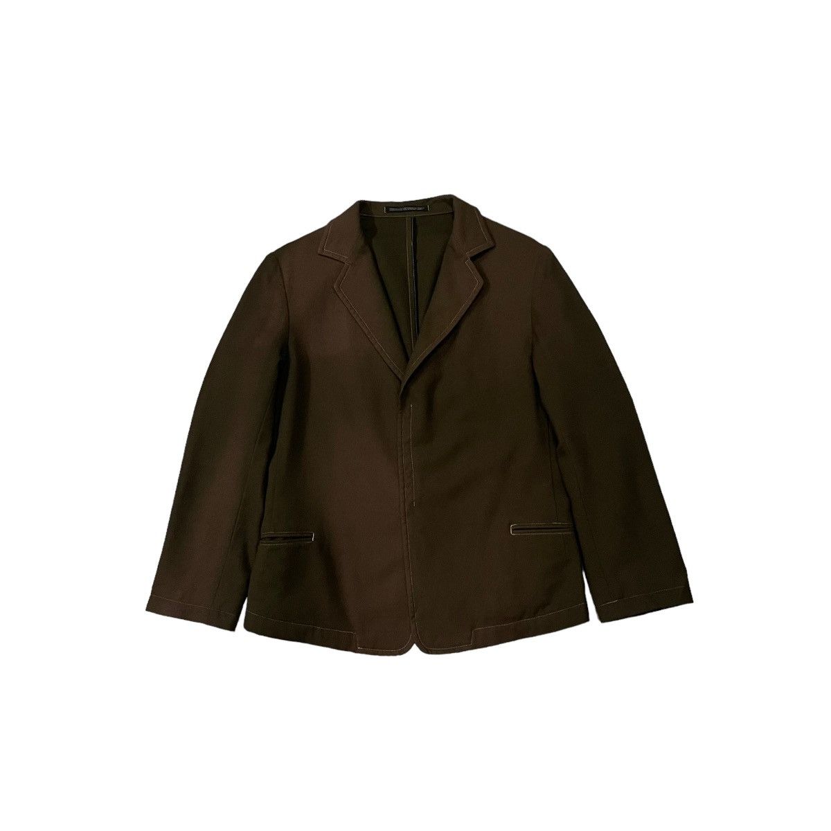 Y's Y’s Yohji Yamamoto Hidden Buttons Wool Silk Jacket Size S / US 4 / IT 40 - 1 Thumbnail