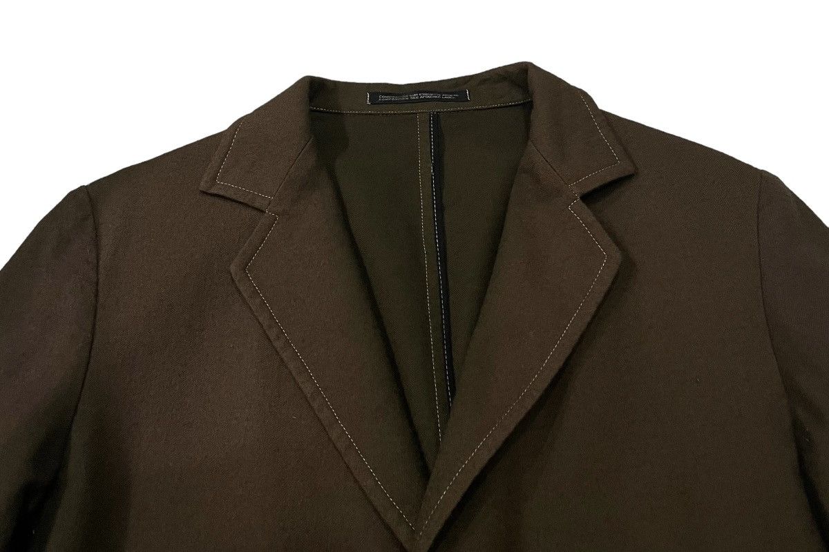 Y's Y’s Yohji Yamamoto Hidden Buttons Wool Silk Jacket Size S / US 4 / IT 40 - 6 Thumbnail