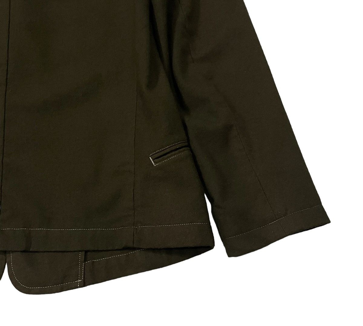 Y's Y’s Yohji Yamamoto Hidden Buttons Wool Silk Jacket Size S / US 4 / IT 40 - 11 Thumbnail