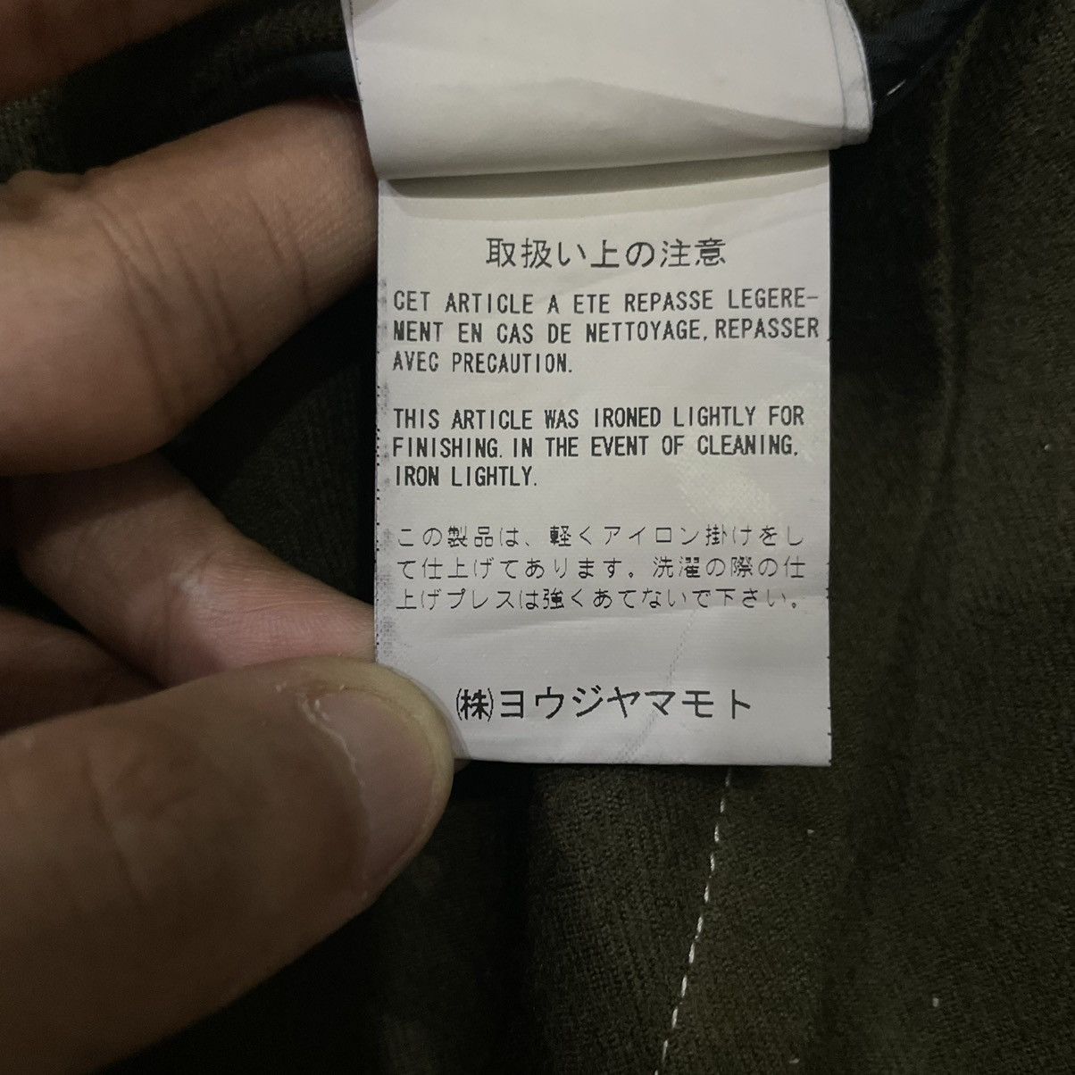 Y's Y’s Yohji Yamamoto Hidden Buttons Wool Silk Jacket Size S / US 4 / IT 40 - 24 Thumbnail