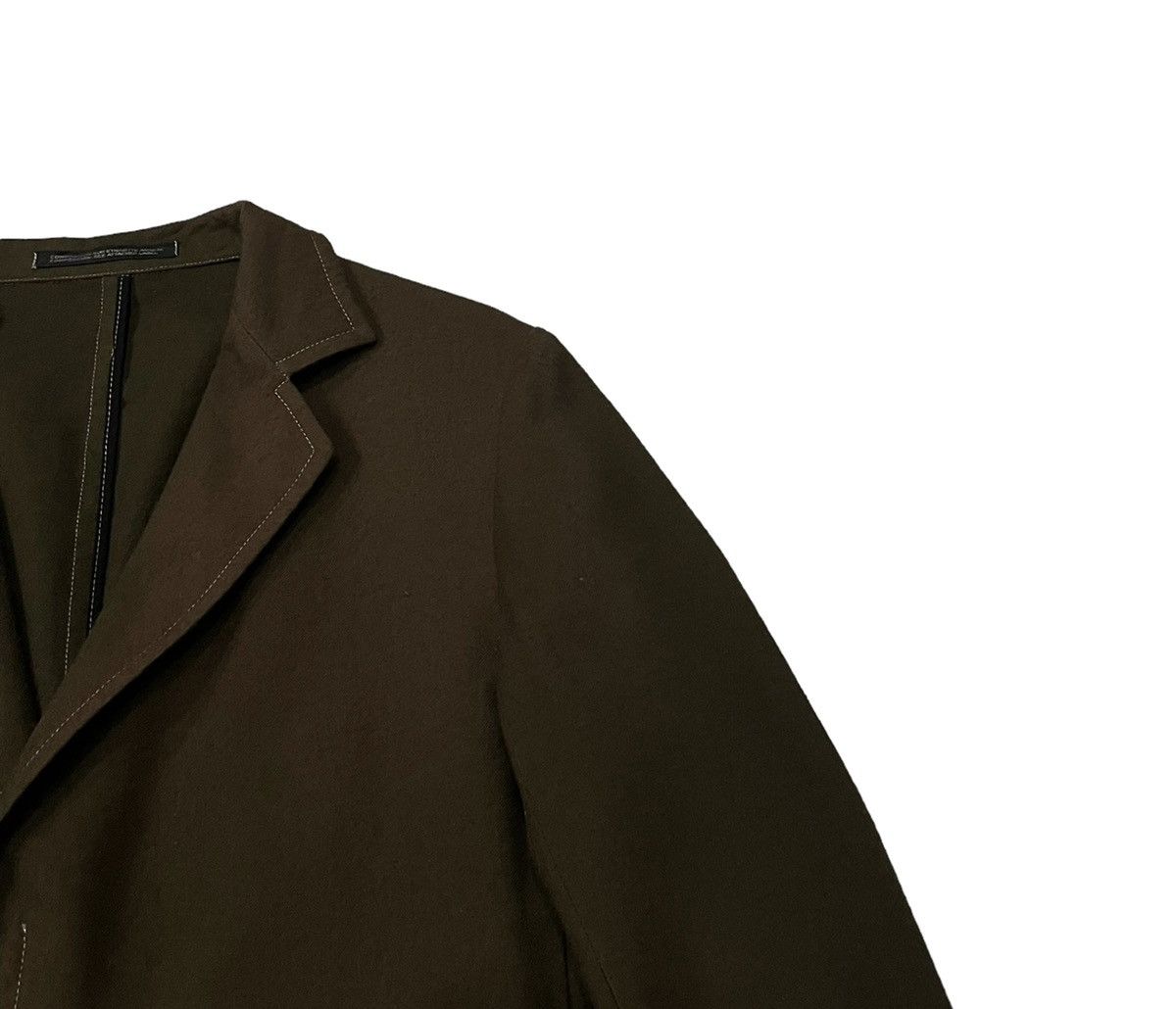 Y's Y’s Yohji Yamamoto Hidden Buttons Wool Silk Jacket Size S / US 4 / IT 40 - 2 Thumbnail