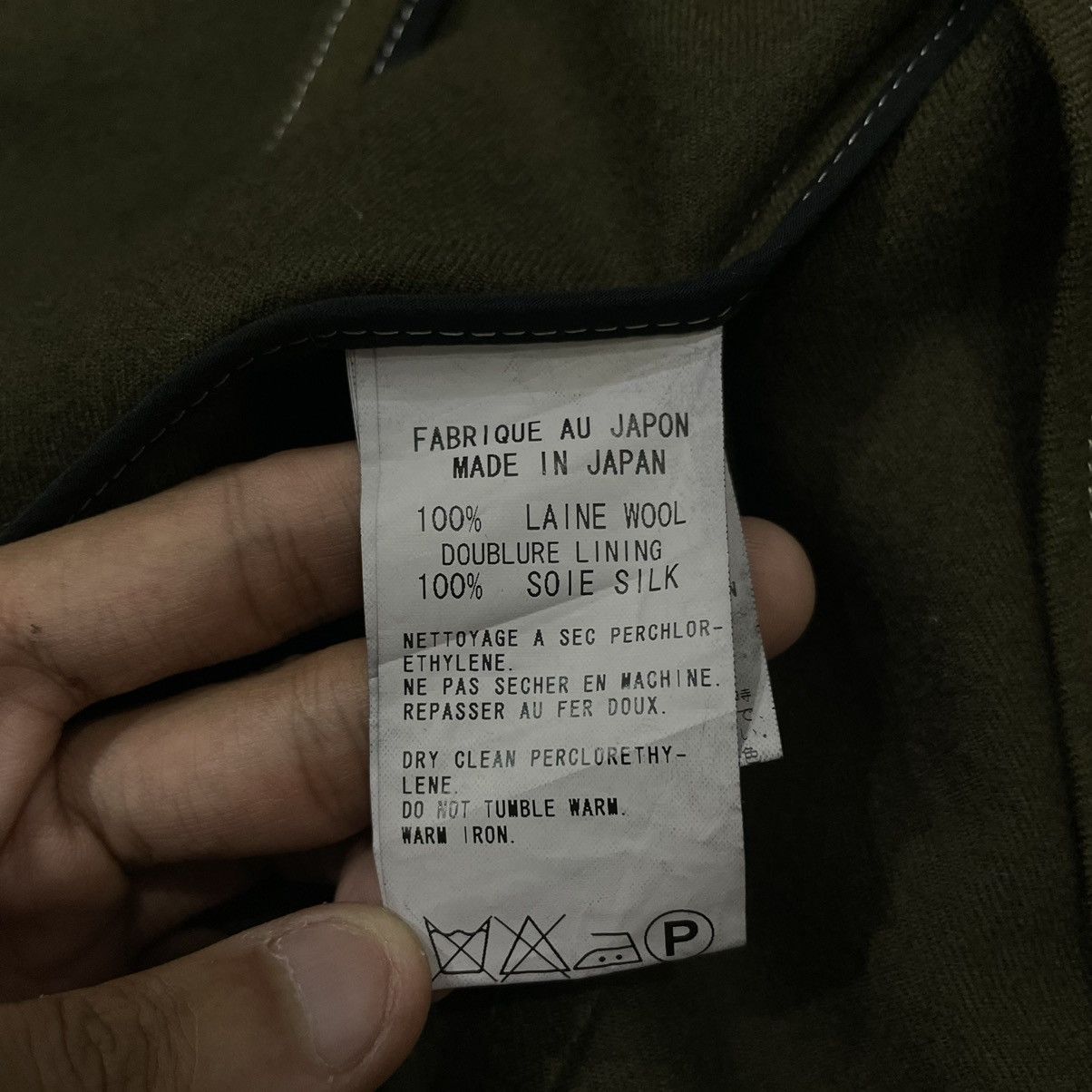 Y's Y’s Yohji Yamamoto Hidden Buttons Wool Silk Jacket Size S / US 4 / IT 40 - 21 Thumbnail