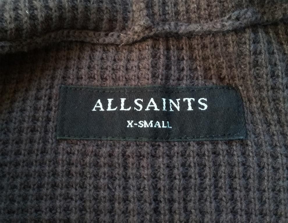 Allsaints AllSaints Trias Knit Cotton Hoody Size US XS / EU 42 / 0 - 6 Thumbnail