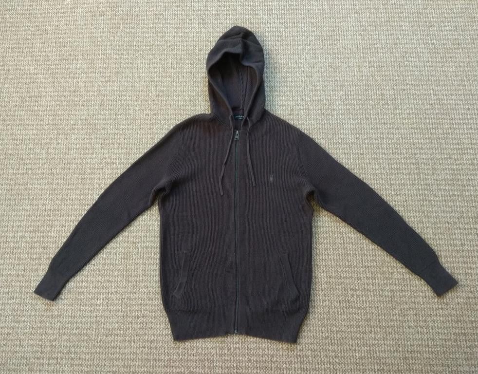 Allsaints AllSaints Trias Knit Cotton Hoody Size US XS / EU 42 / 0 - 1 Thumbnail