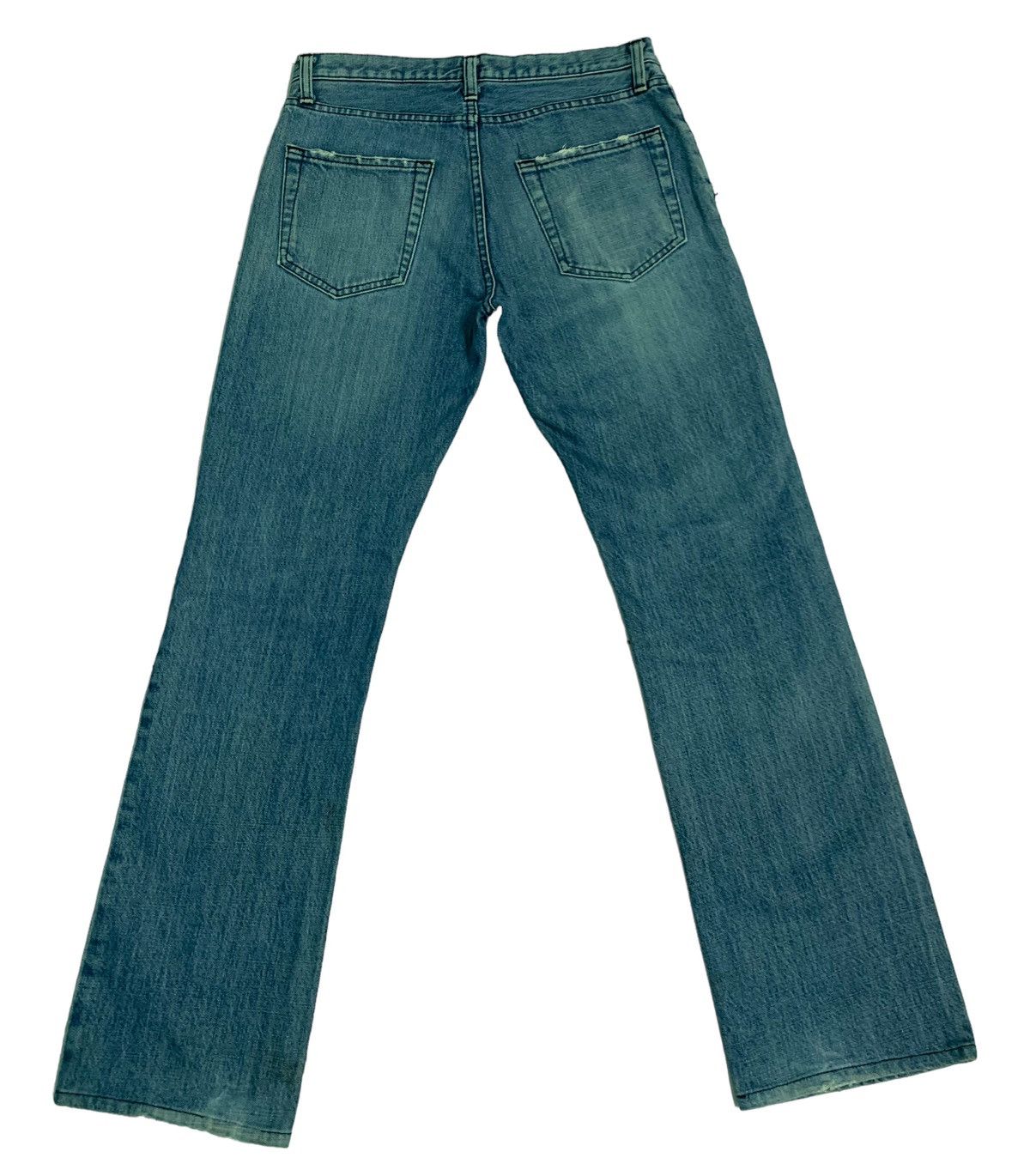 Roar Vintage Roar 2 Guns Distressed Flare Jeans Size US 29 - 5 Thumbnail