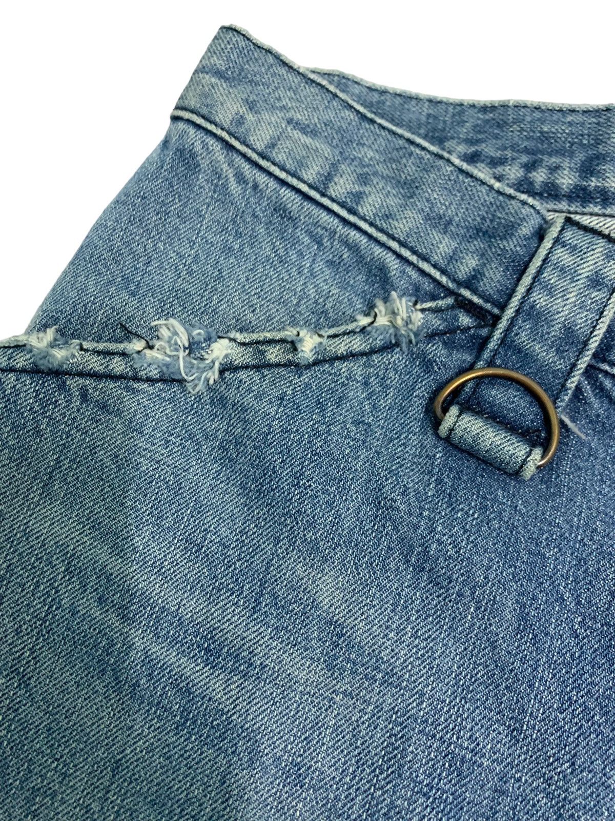 Roar Vintage Roar 2 Guns Distressed Flare Jeans Size US 29 - 7 Thumbnail