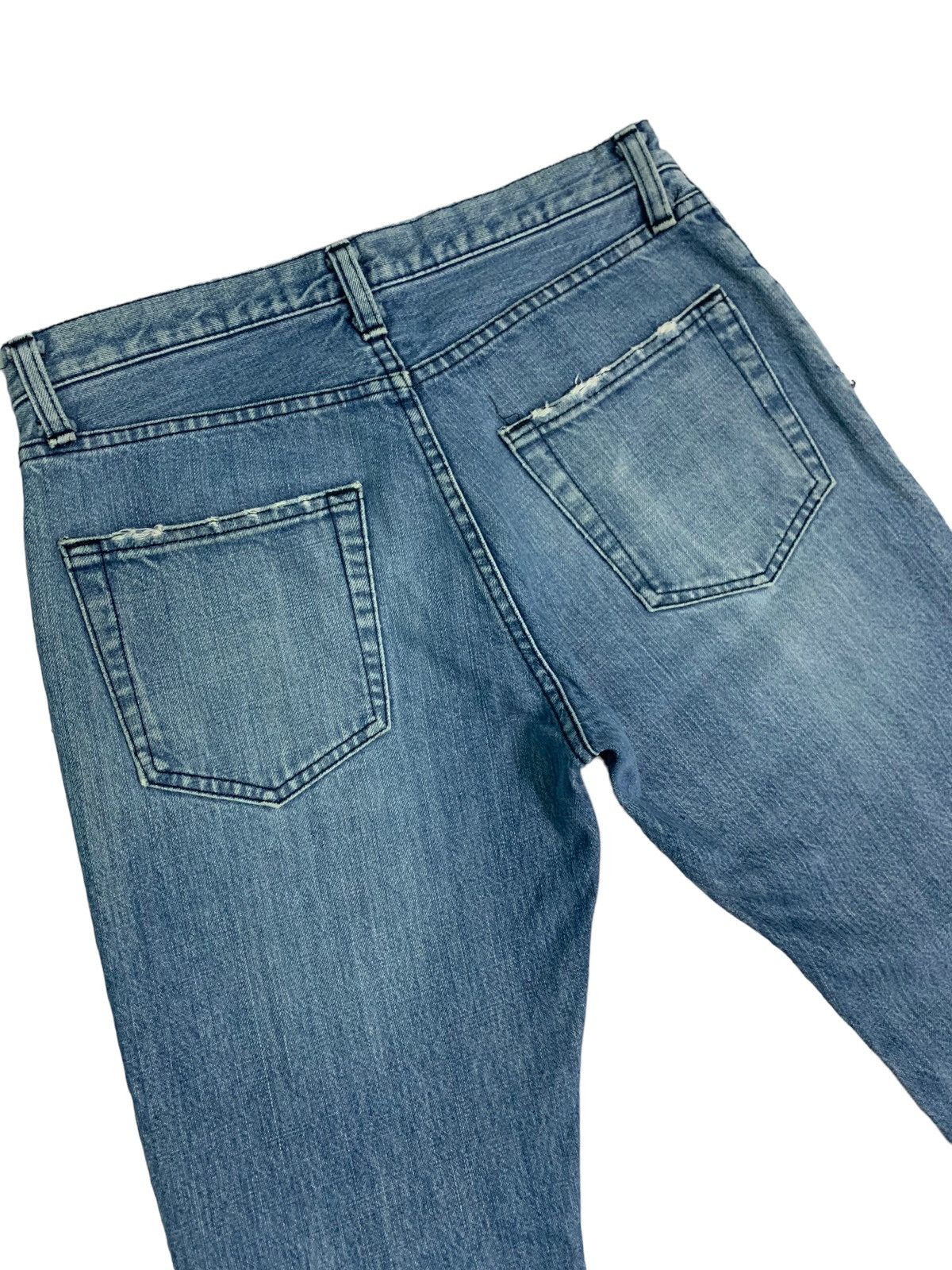 Roar Vintage Roar 2 Guns Distressed Flare Jeans Size US 29 - 13 Thumbnail