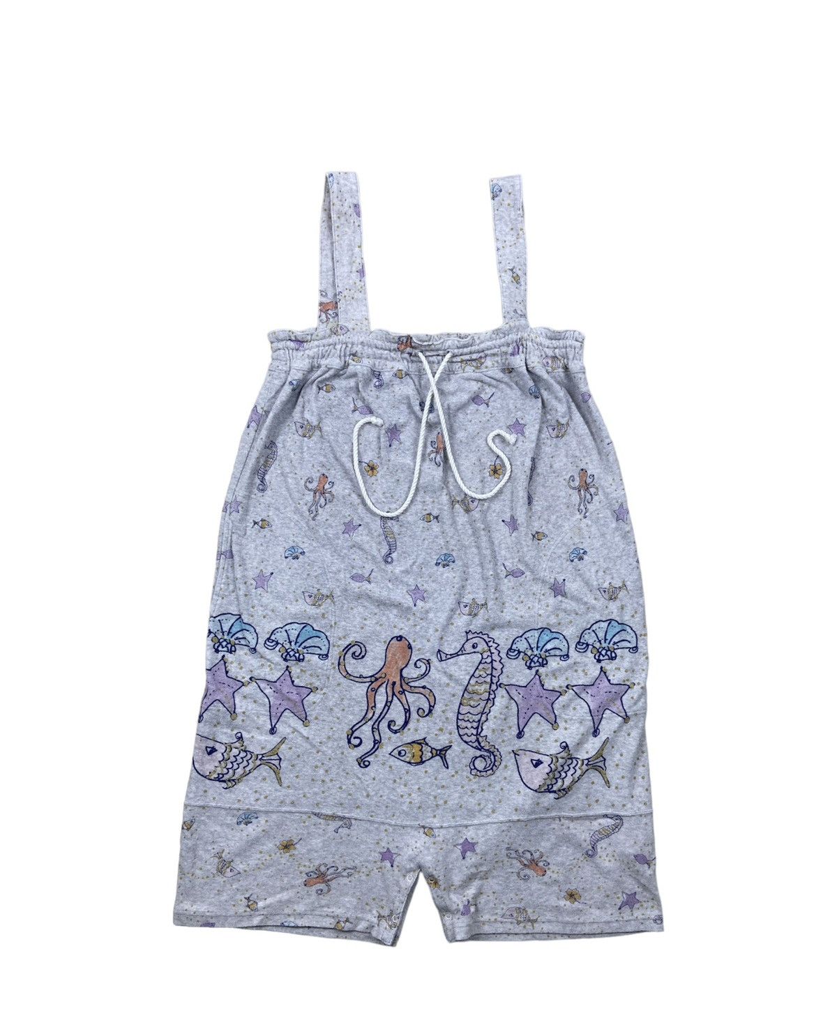 Issey Miyake × Tsumori Chisato Vintage 80’s Tsumori Chisato Aquatic Short Overall Size 32" / US 10 / IT 46 - 1 Thumbnail