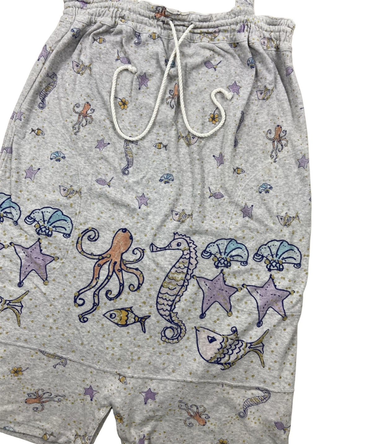 Issey Miyake × Tsumori Chisato Vintage 80’s Tsumori Chisato Aquatic Short Overall Size 32" / US 10 / IT 46 - 3 Thumbnail