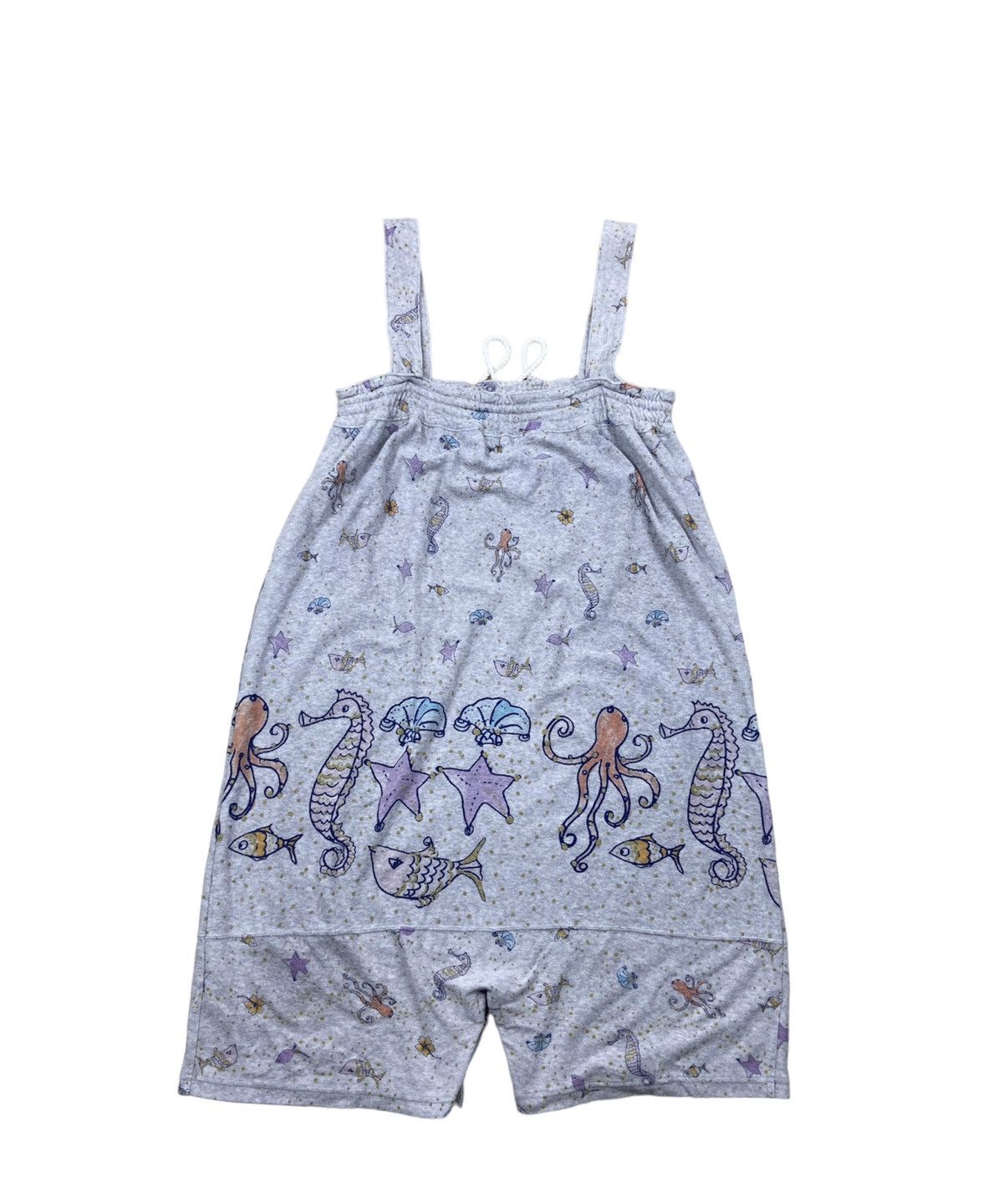 Issey Miyake × Tsumori Chisato Vintage 80’s Tsumori Chisato Aquatic Short Overall Size 32" / US 10 / IT 46 - 8 Thumbnail