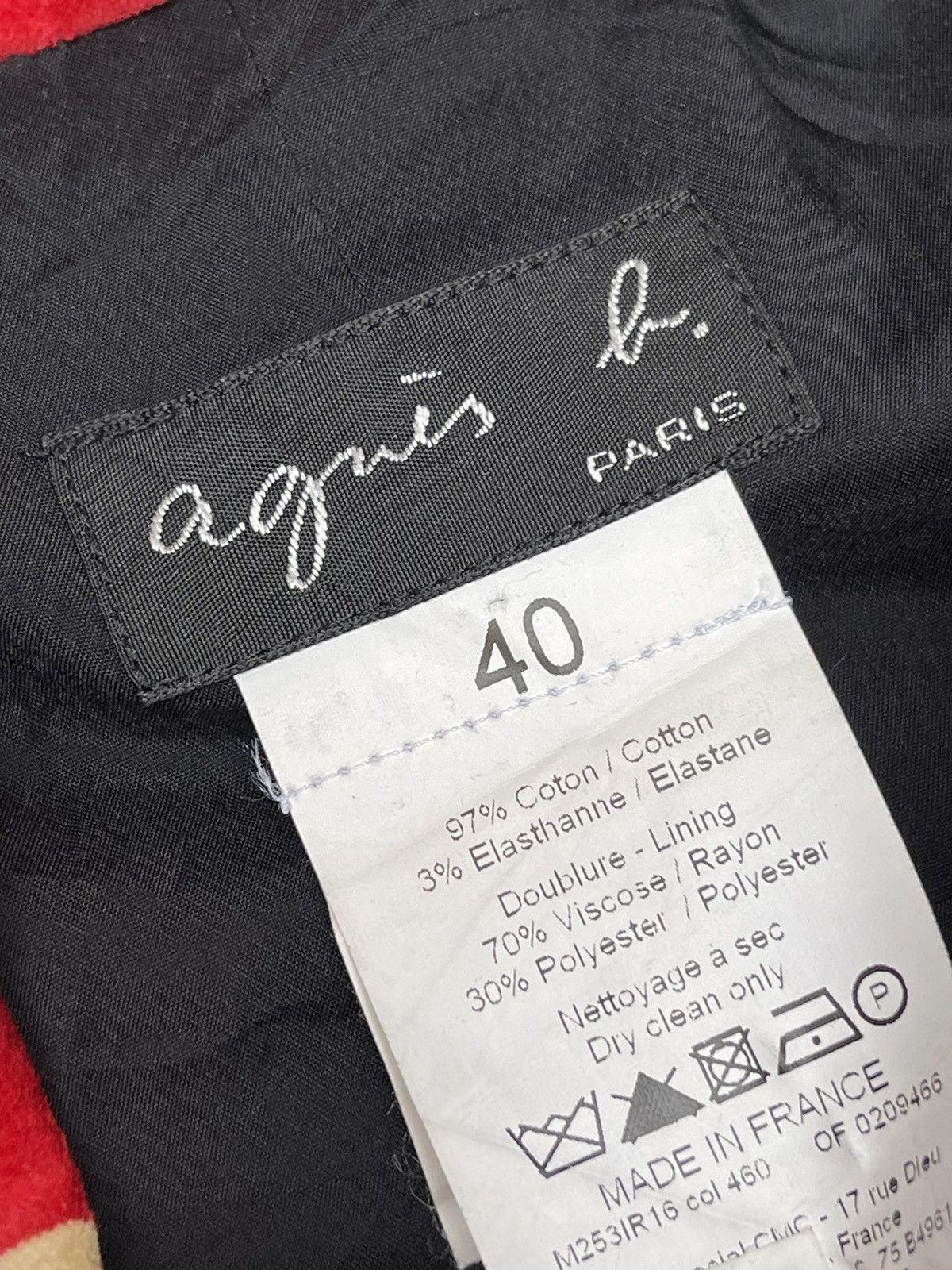 agnes b. 🔥 Rare! Agnes.B colorful Long Coat/ Nice design Size L / US 10 / IT 46 - 9 Thumbnail