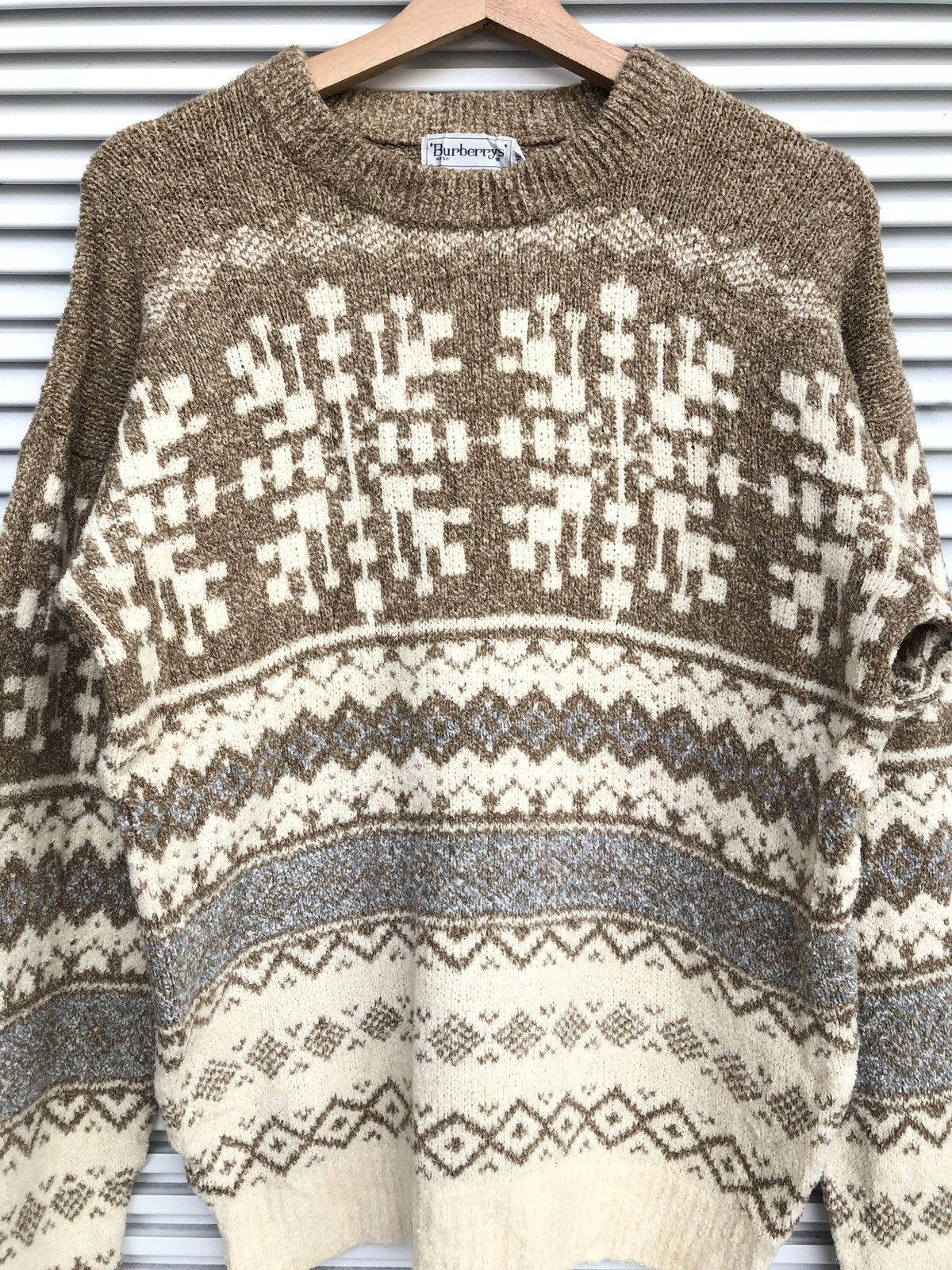 Burberry Vintage Burberry Knitwear Size US M / EU 48-50 / 2 - 2 Thumbnail